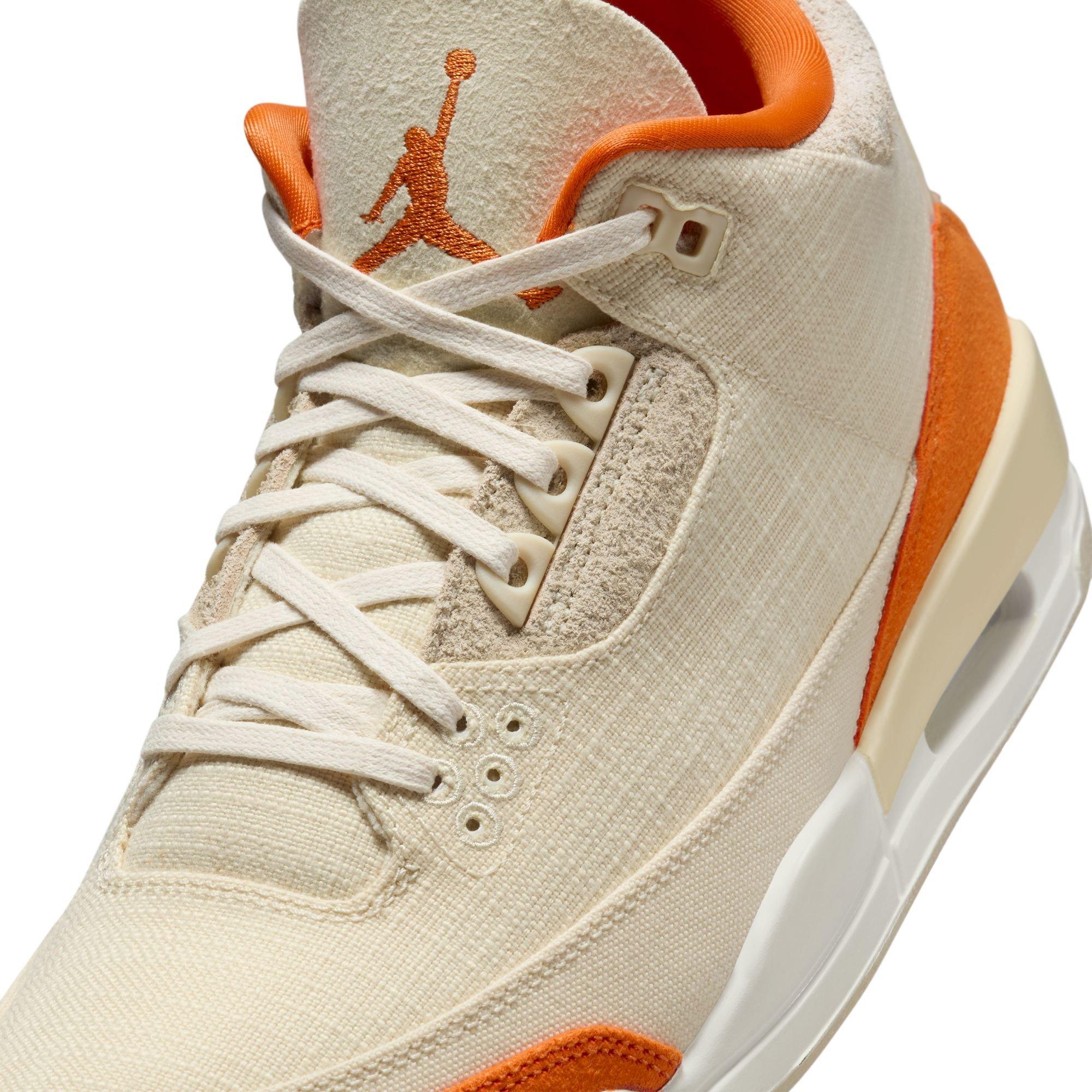 Jordan 3 Retro "Starfish" Women's Shoe - FOSSIL/STARFISH/SAIL Thumbnail View 4