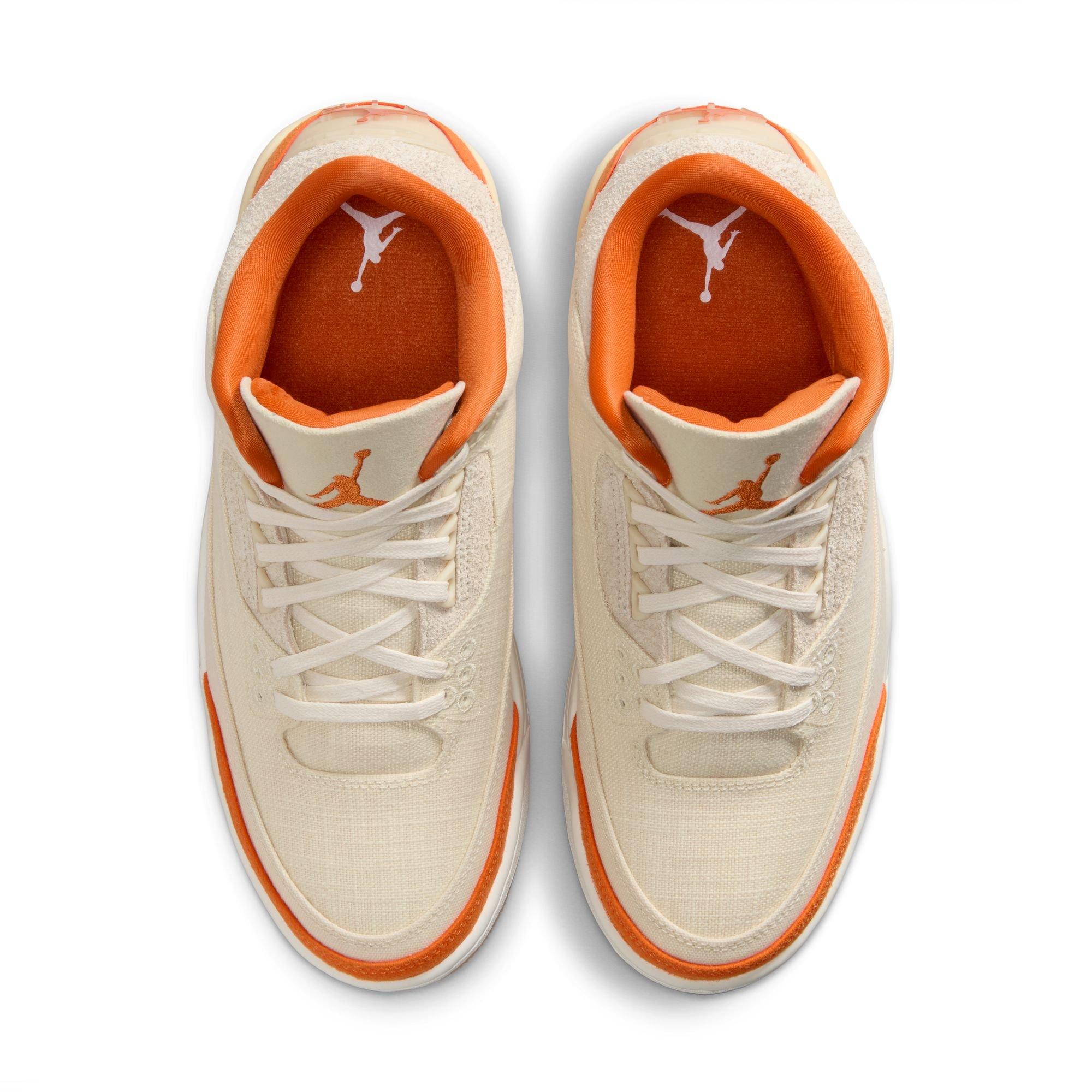 Jordan 3 Retro "Starfish" Women's Shoe - FOSSIL/STARFISH/SAIL Thumbnail View 10