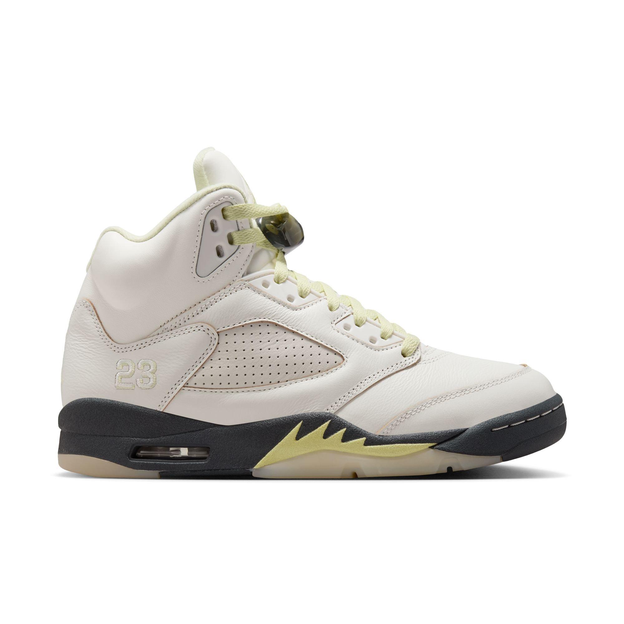 Jordan 5 Retro "Luminous Green and Sail" Women's Shoe - SAIL/LUMINOUS GREEN/ANTHRACITE Thumbnail View 1
