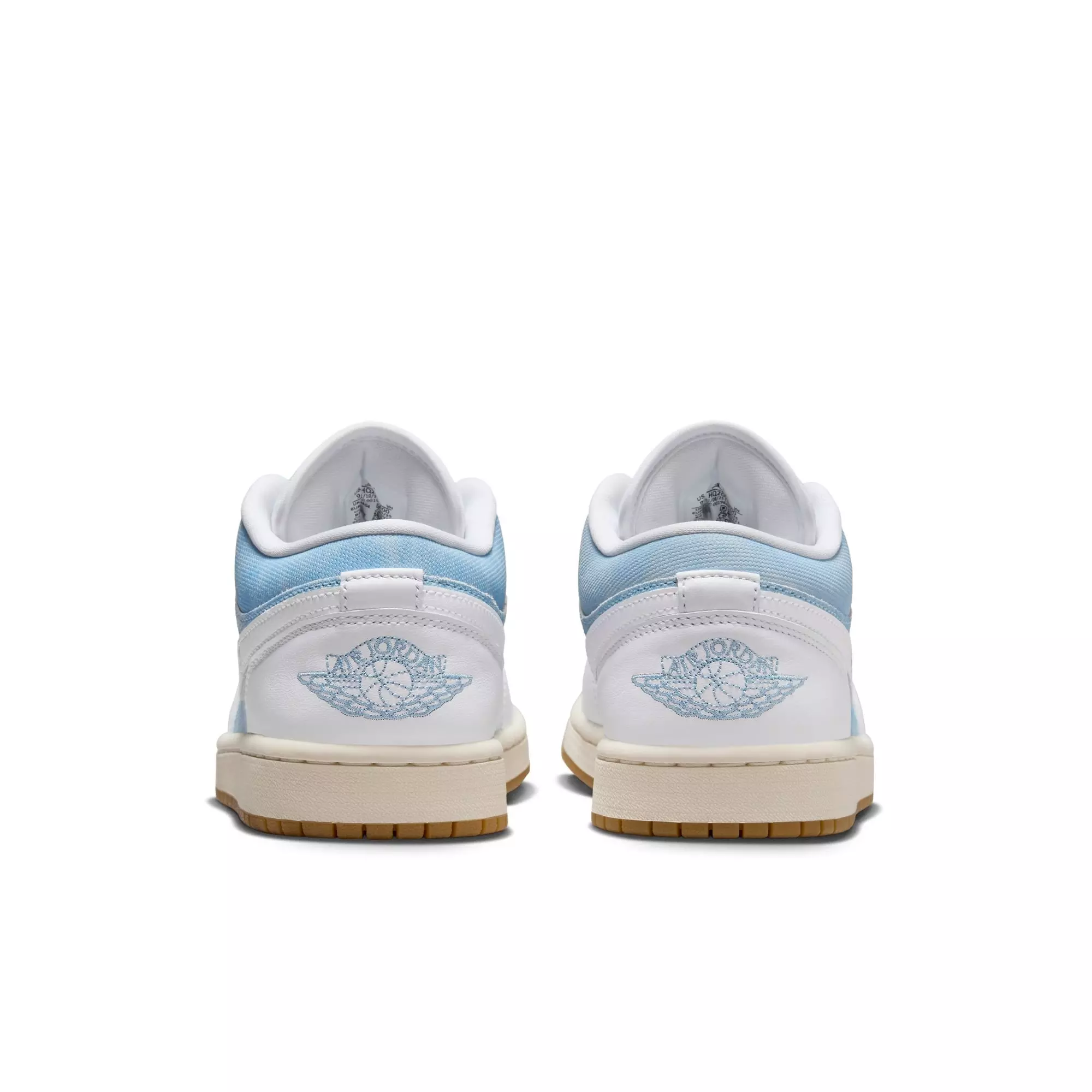 Jordan 1 Low SE "Worn Blue/White/Gum Light Brown/Sail" Women's Shoe - WHITE/LT BLUE/DENIM