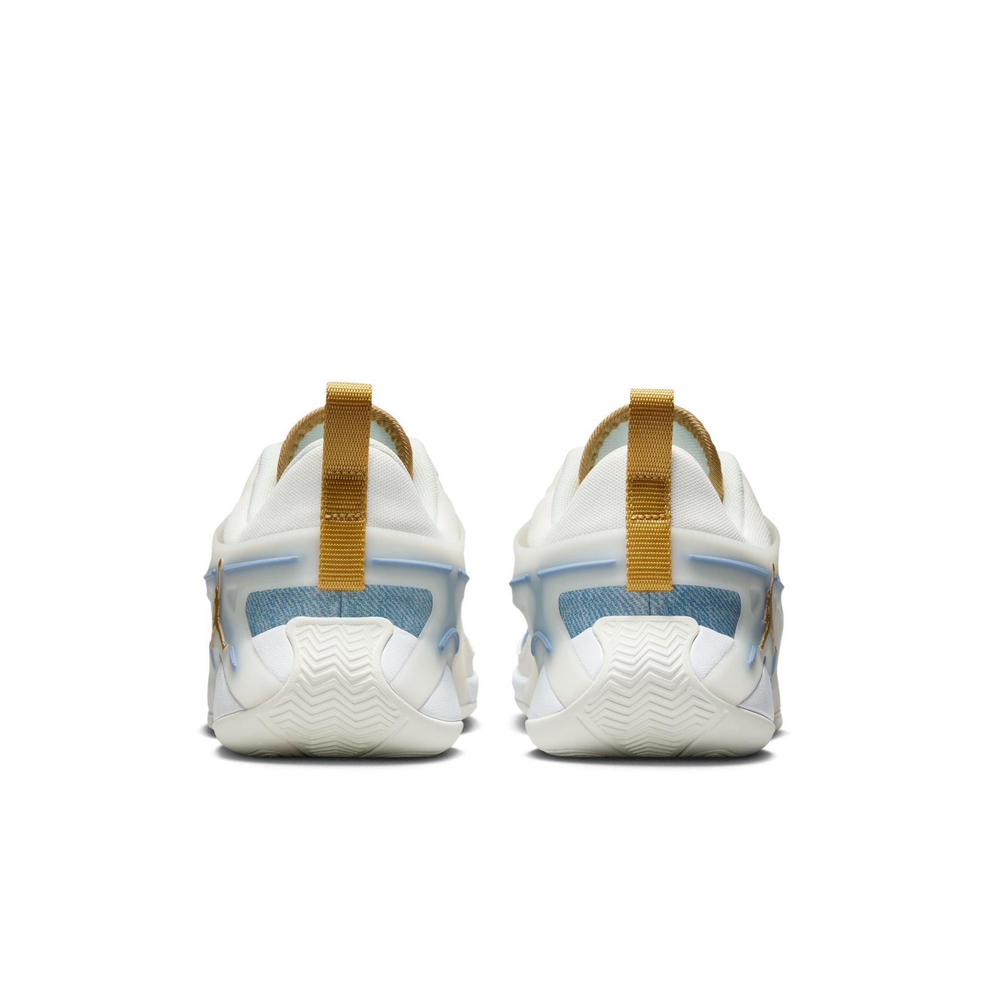 Jordan Heir "Denim and Gold" Women's Shoe - SAIL/METALLIC GOLD/WORK BLUE Thumbnail View 7