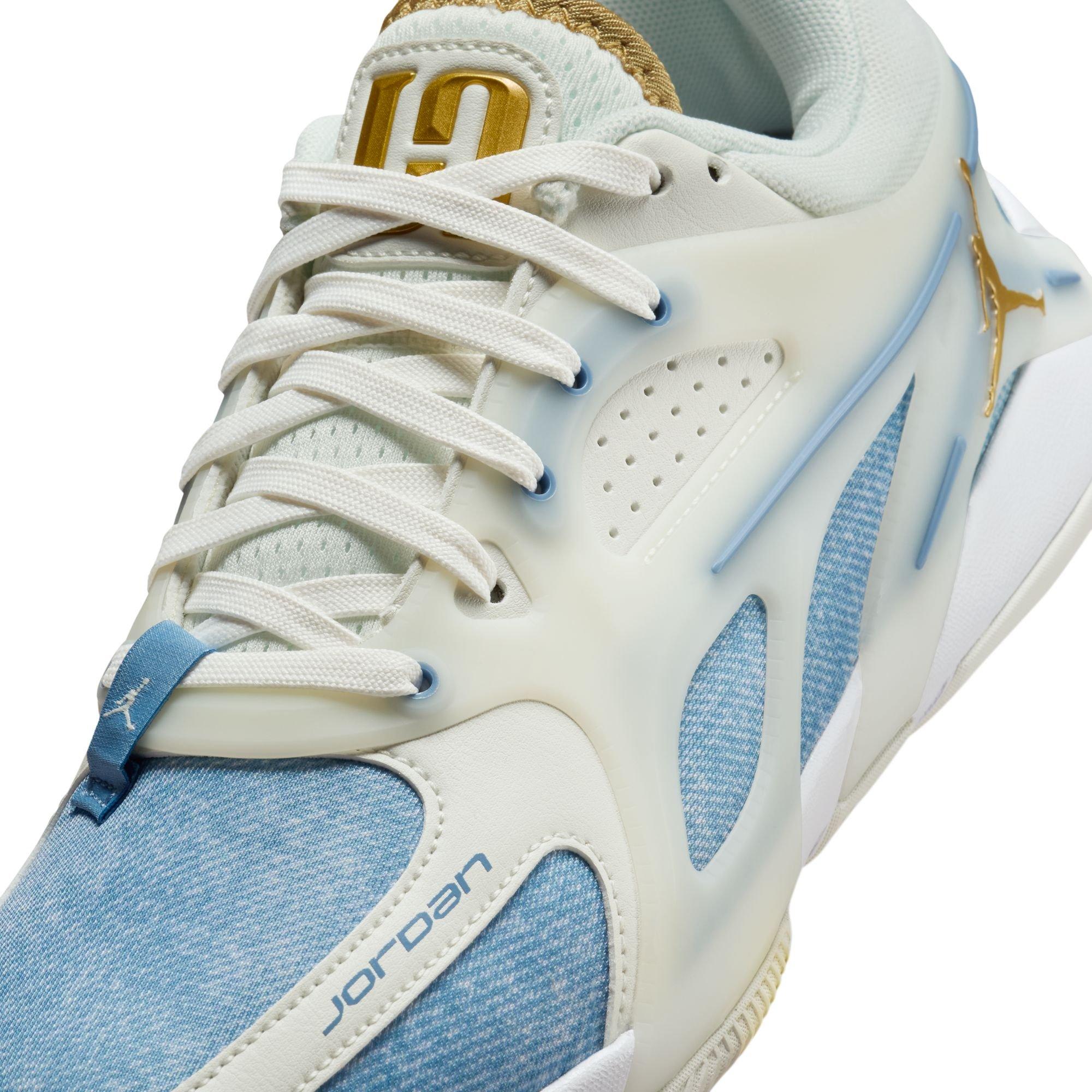Jordan Heir "Denim and Gold" Women's Shoe - SAIL/METALLIC GOLD/WORK BLUE Thumbnail View 9