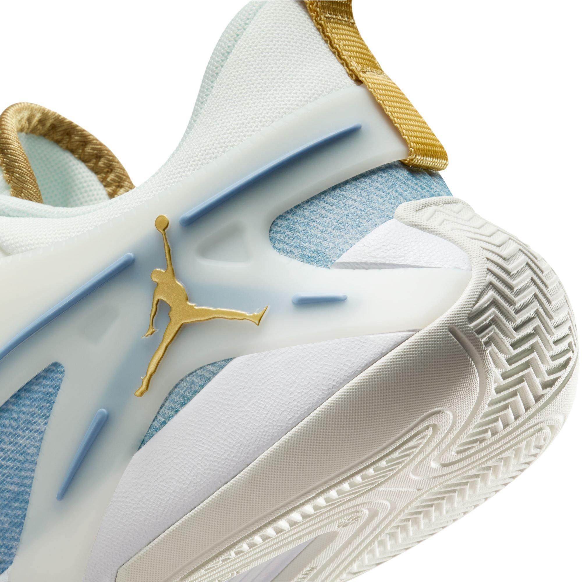 Jordan Heir "Denim and Gold" Women's Shoe - SAIL/METALLIC GOLD/WORK BLUE Thumbnail View 10