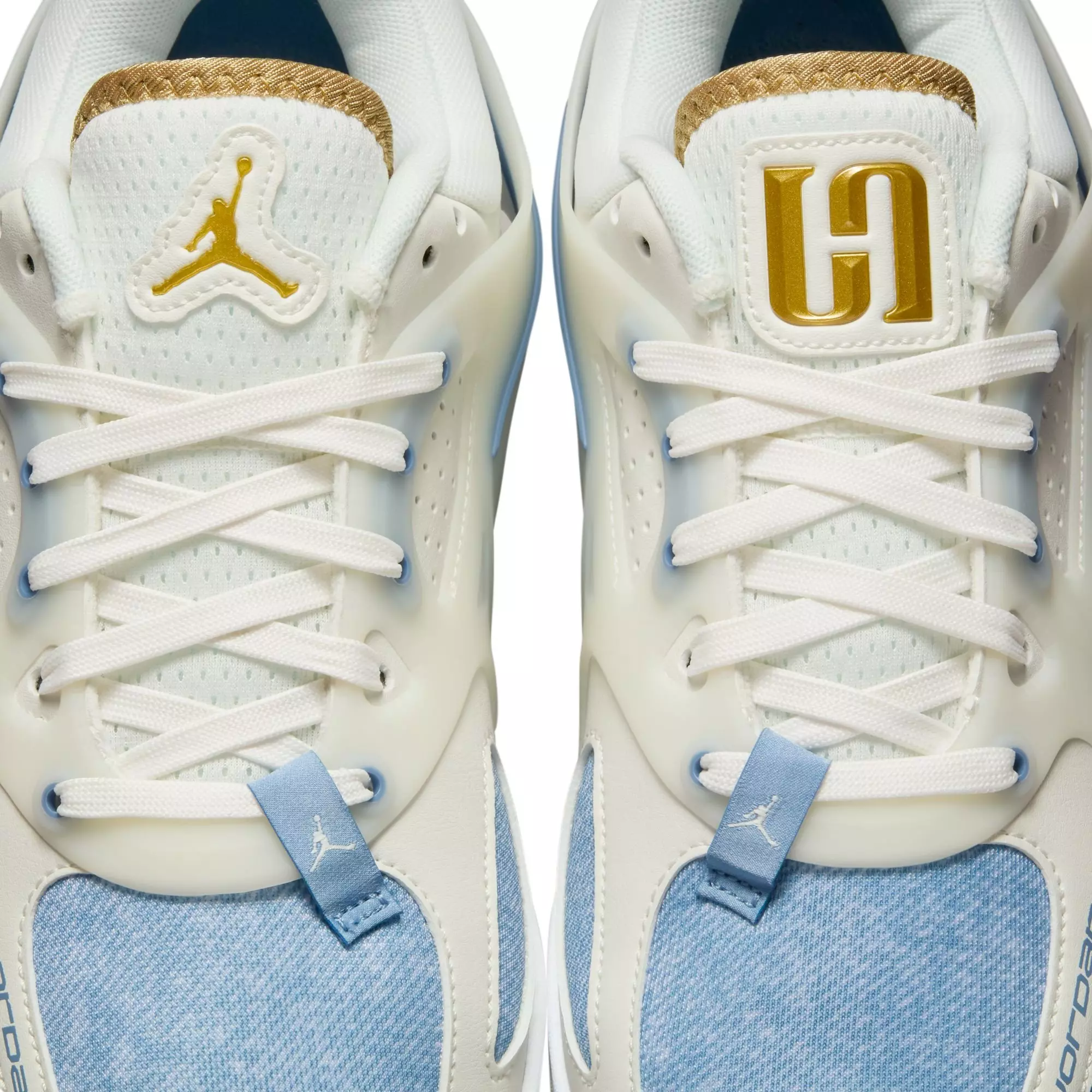 Jordan Heir "Denim and Gold" Women's Shoe - SAIL/METALLIC GOLD/WORK BLUE
