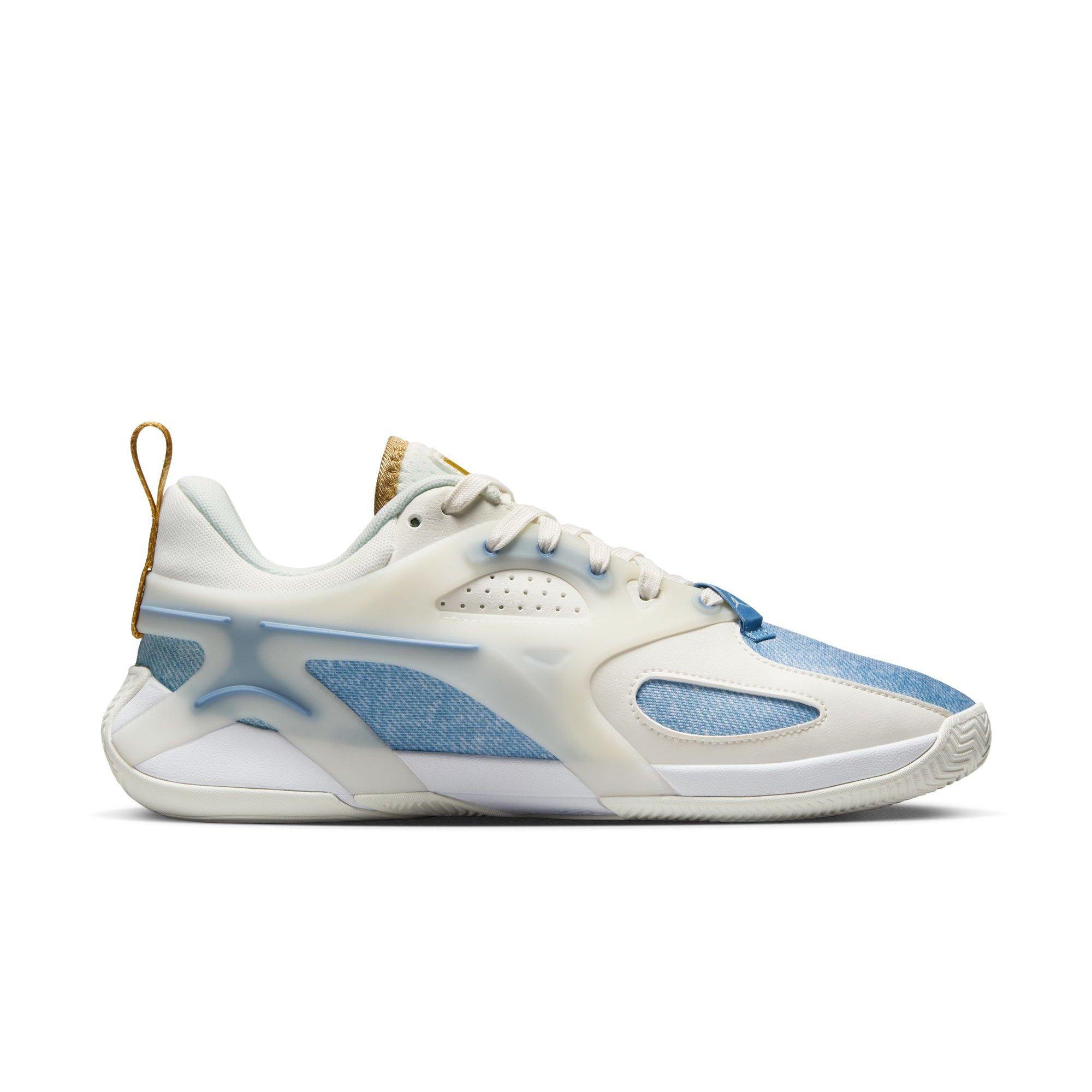 Jordan Heir "Denim and Gold" Women's Shoe - SAIL/METALLIC GOLD/WORK BLUE Thumbnail View 2