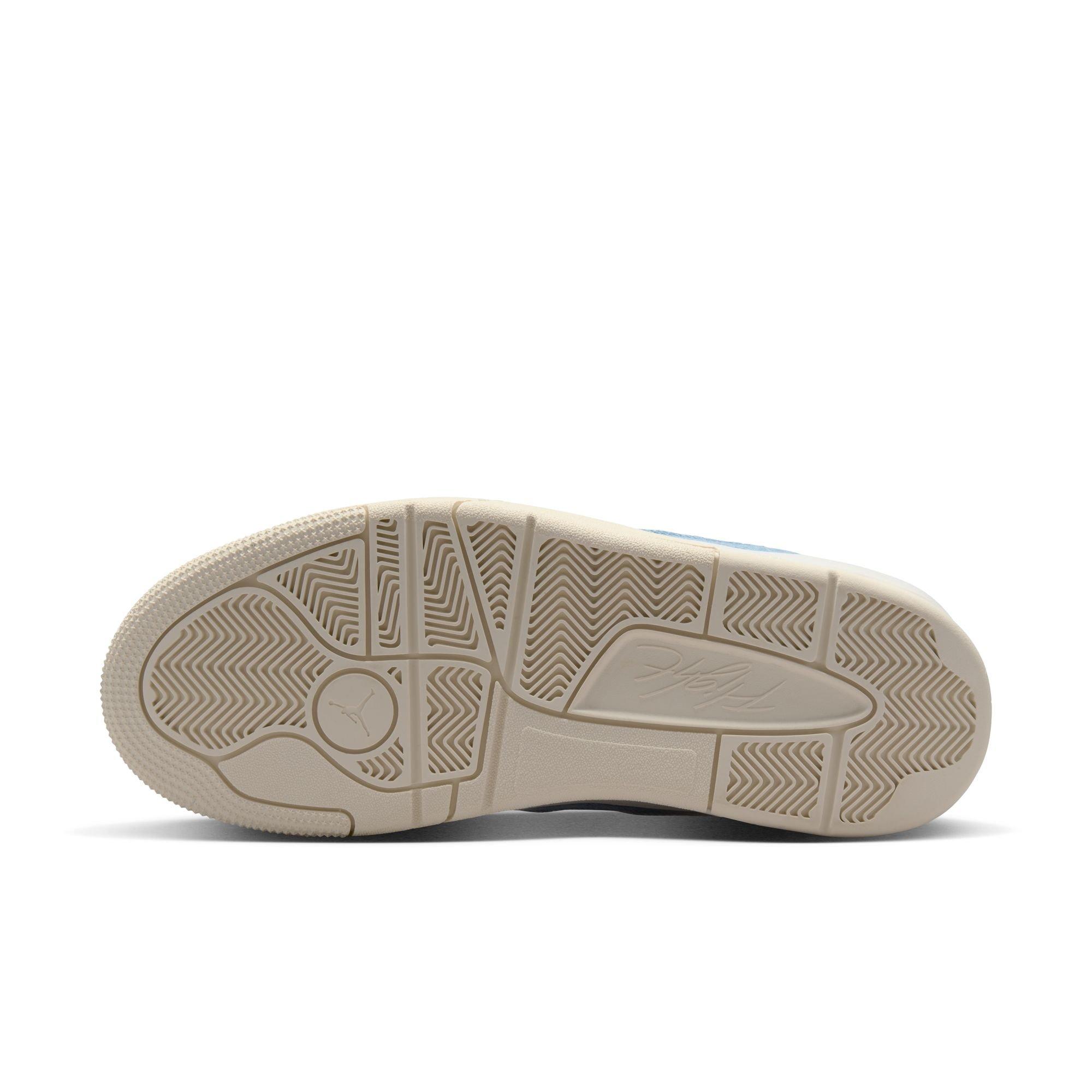 Jordan Flight Court SE "Sail/Worn Blue/Gum Light Brown" Women's Shoe - WHITE/LT BLUE/DENIM Thumbnail View 8