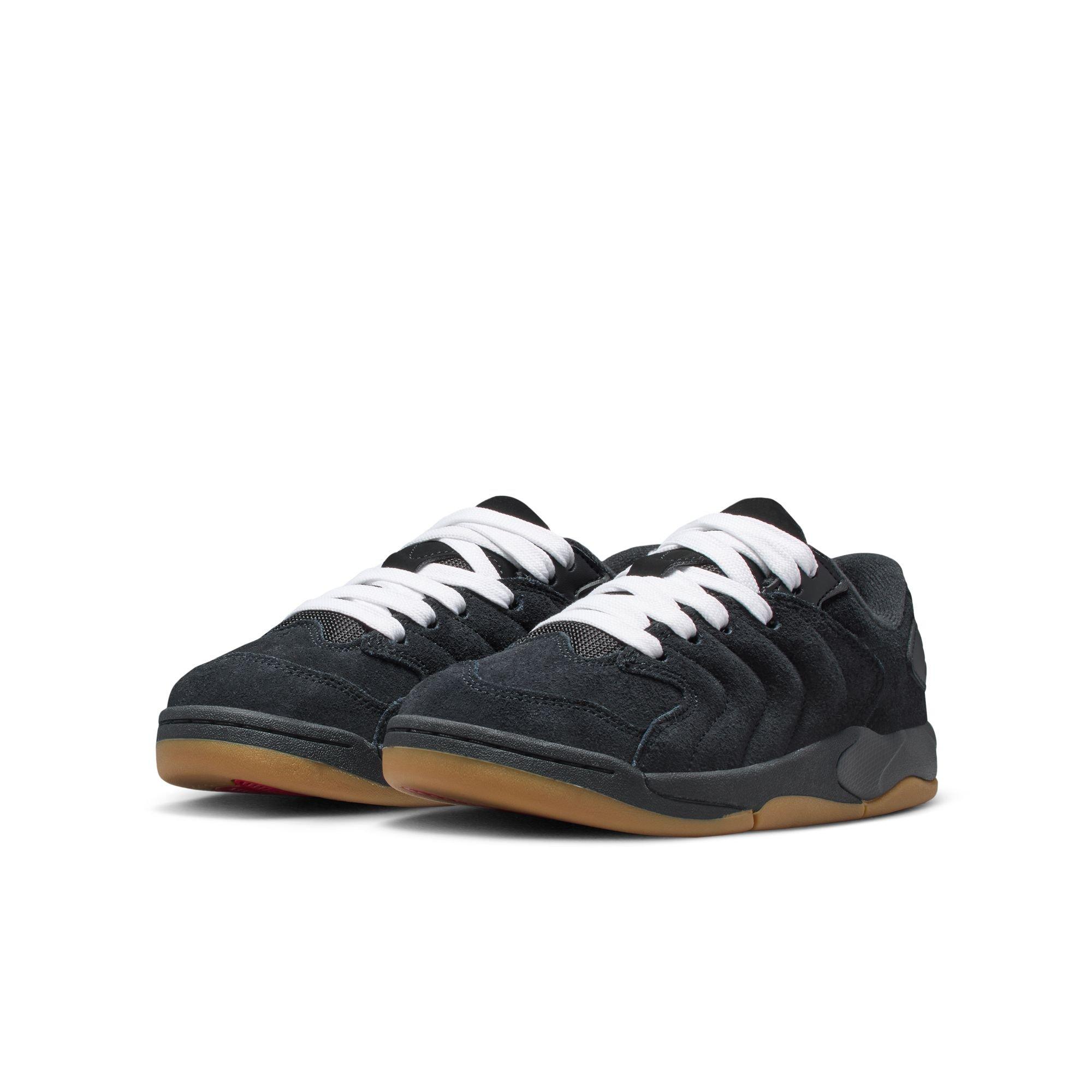 Jordan Session Grade School Boys' "Black/Varsity Red/Gum Light Brown/White" Shoe