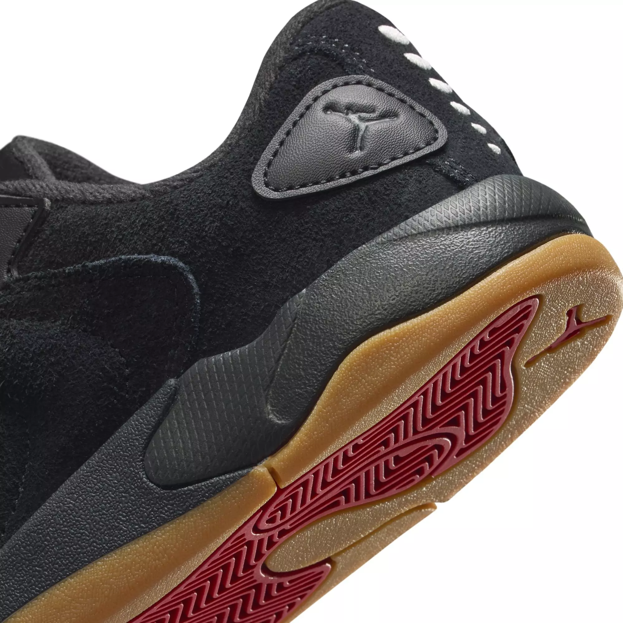 Jordan Session "Black/Varsity Red/Gum Light Brown/White" Grade School Boys' Shoe - BLACK/GUM