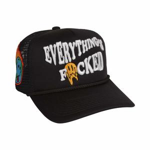 Field Grade F Everything Snapback Hat-Black