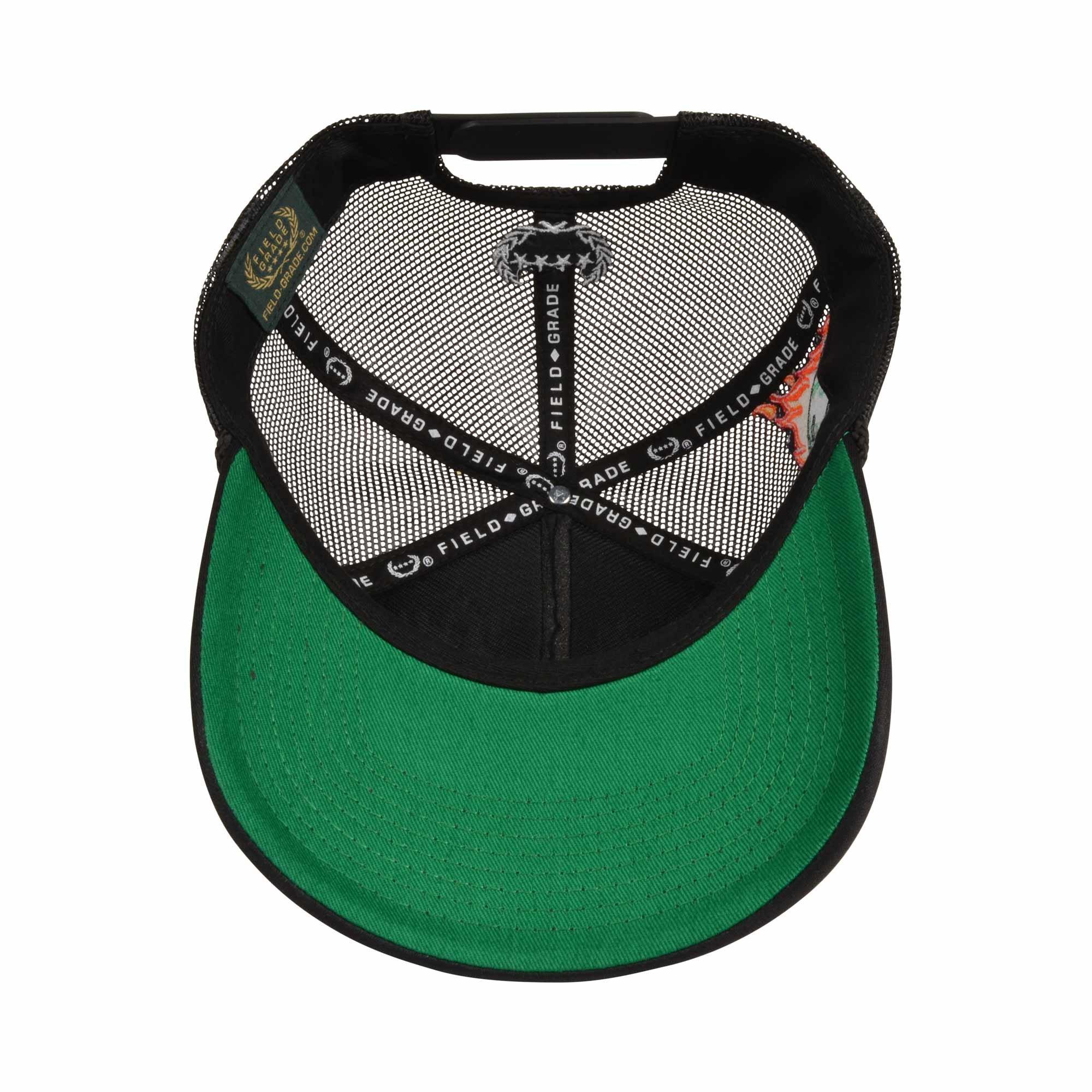 Field Grade F Everything Snapback Hat-Black - BLACK Thumbnail View 5