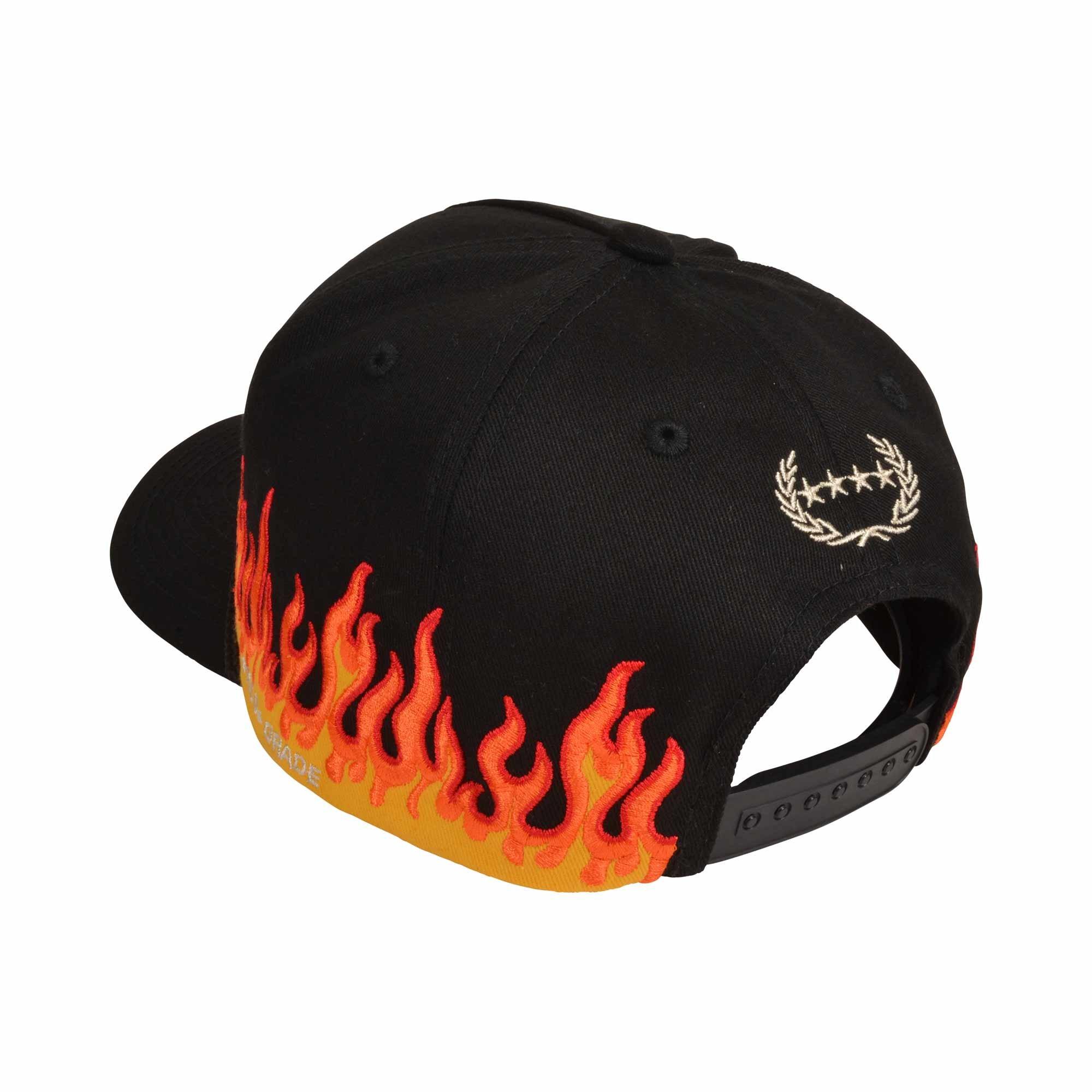 Field Grade Screwed Up Snapback Hat-Black - BLACK Thumbnail View 3