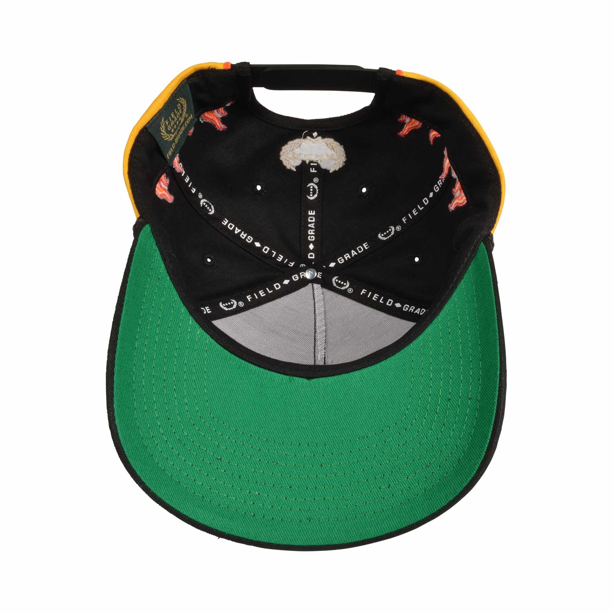 Field Grade Screwed Up Snapback Hat-Black - BLACK Thumbnail View 4