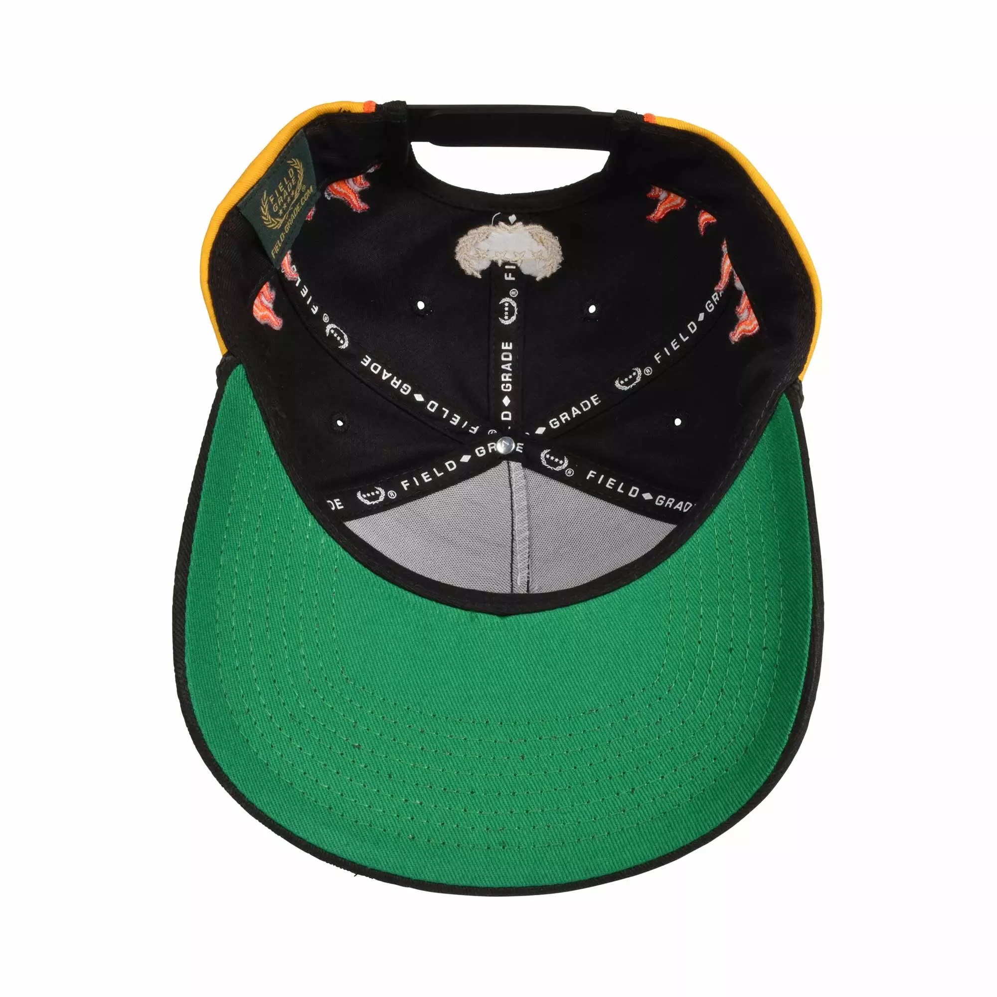 Field Grade Screwed Up Snapback Hat-Black - BLACK