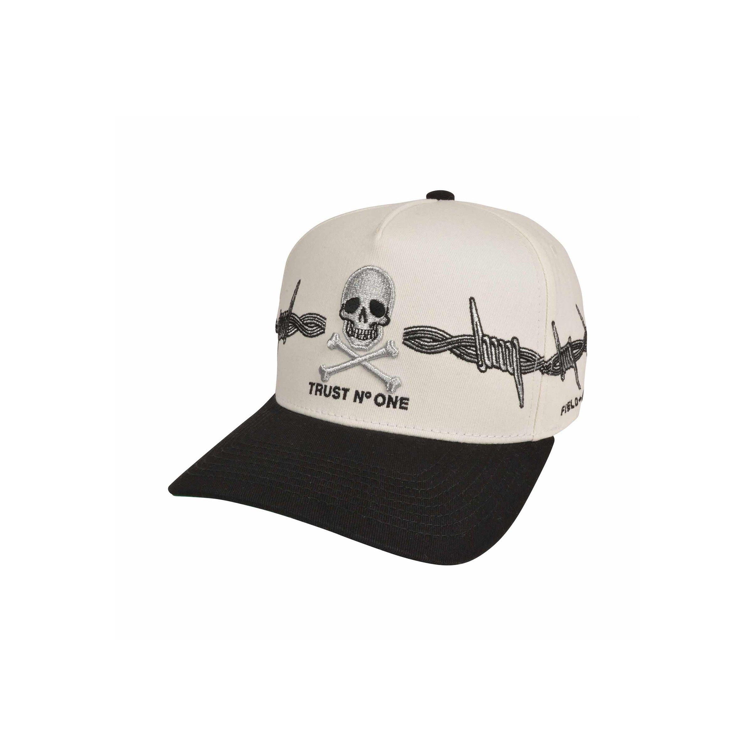 Field Grade Trust No One Snapback Hat-Black - BLACK Thumbnail View 1