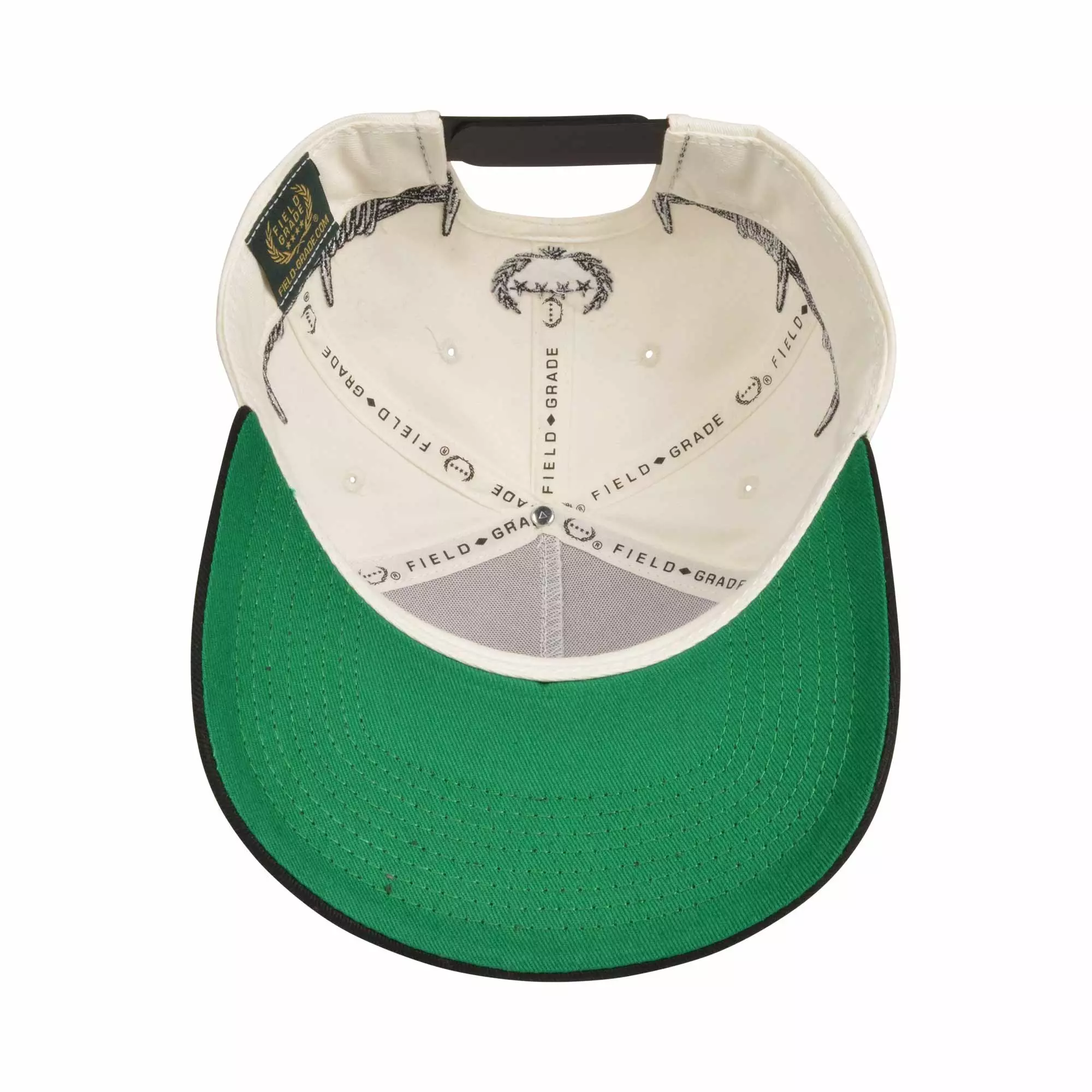 Field Grade Trust No One Snapback Hat-Black - BLACK