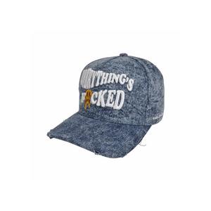 Field Grade F Everything Denim Snapback-Blue