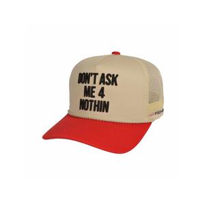 Field Grade Don't Ask Me Snapback-Stone