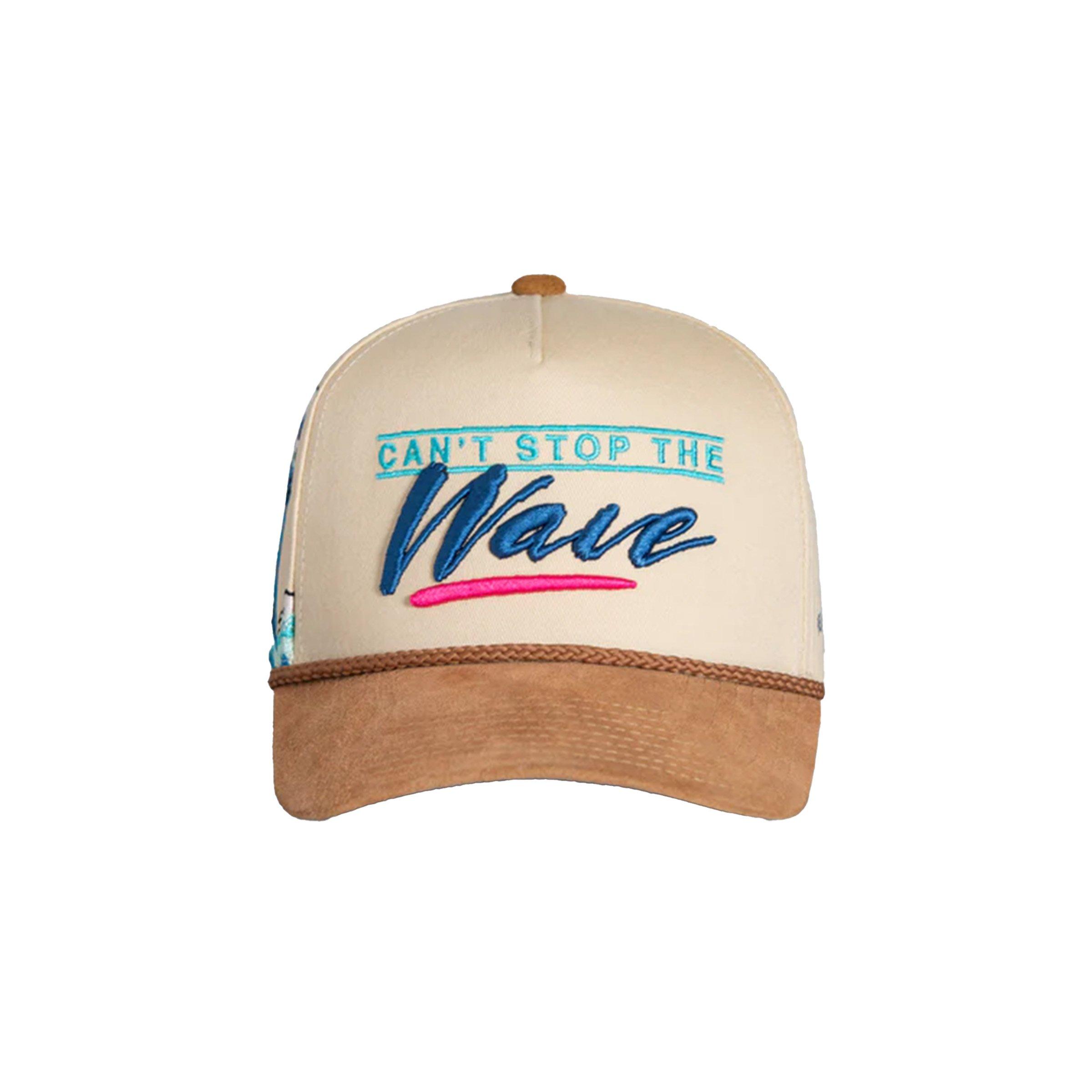 Field Grade Embroidered Wave Stone Snapback Hat