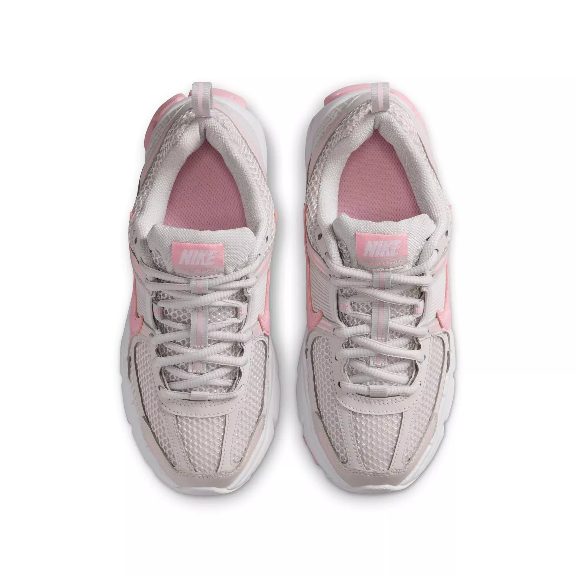Nike Vomero 5 "Vast Grey/Med Soft Pink/White" Grade School Girls' Shoe - WHITE/PINK