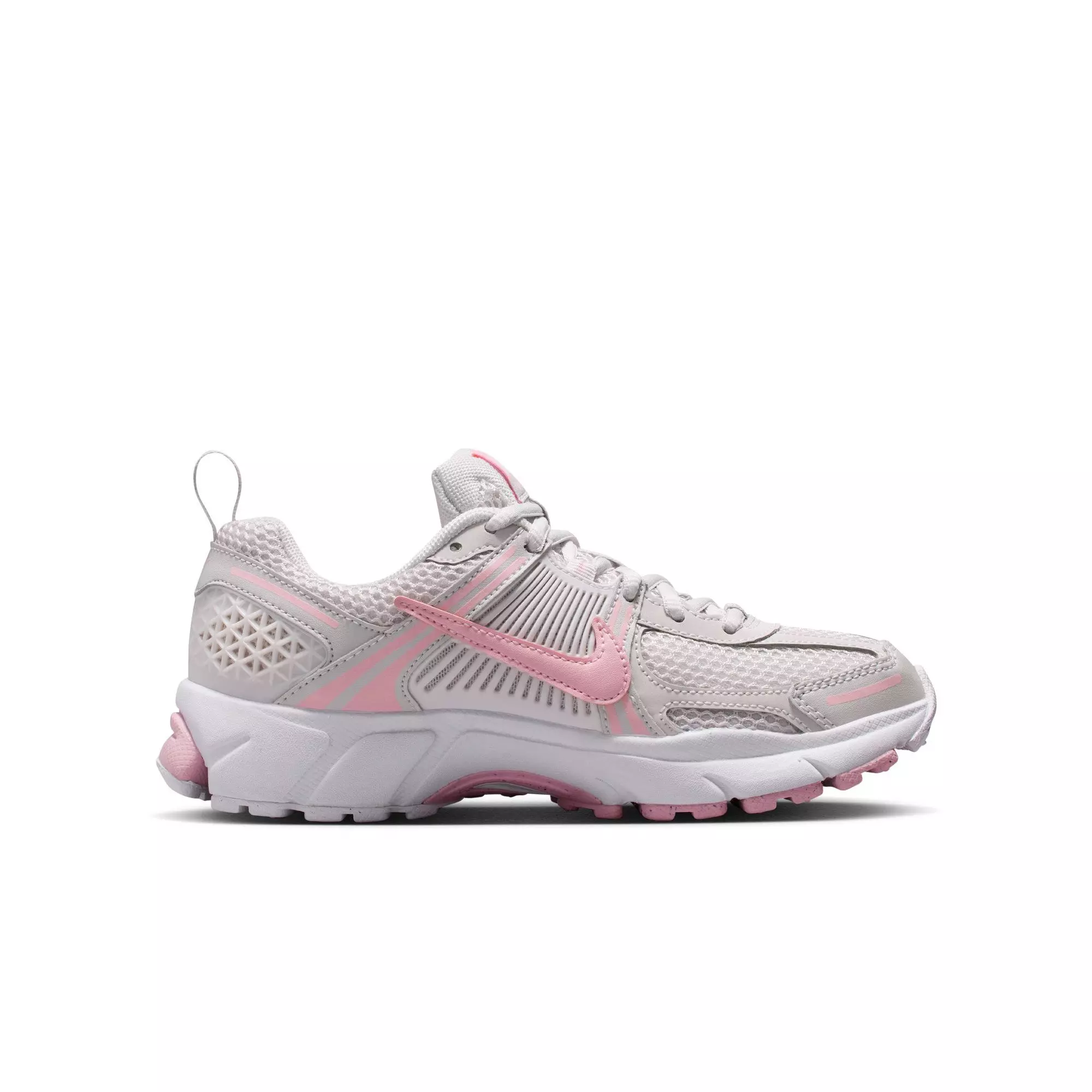 Nike Vomero 5 "Vast Grey/Med Soft Pink/White" Grade School Girls' Shoe - WHITE/PINK