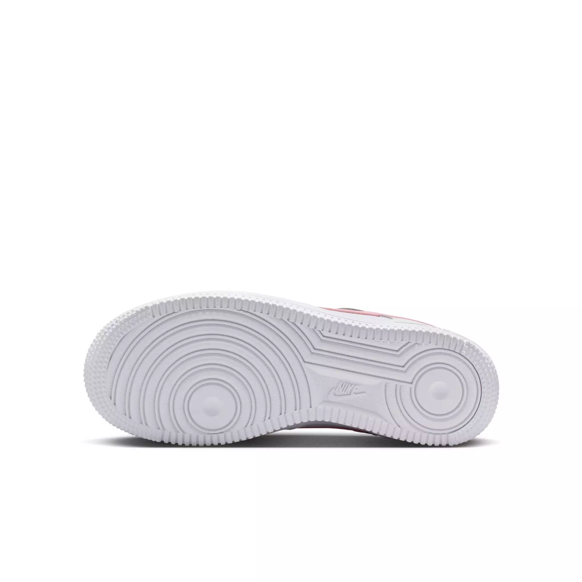 Nike Air Force 1 "White/Soft Med Pink" Grade School Girls' Shoe - WHITE/PINK