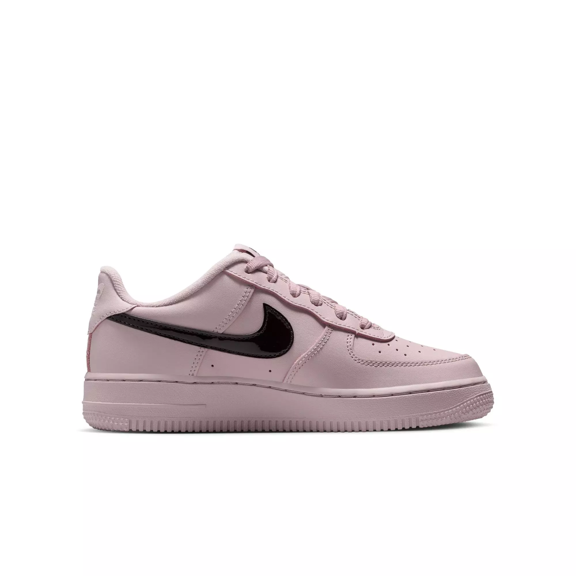 Nike Air Force 1 LV8 "Particle Rose/Velvet Brown" Grade School Girls' Shoe - MAUVE