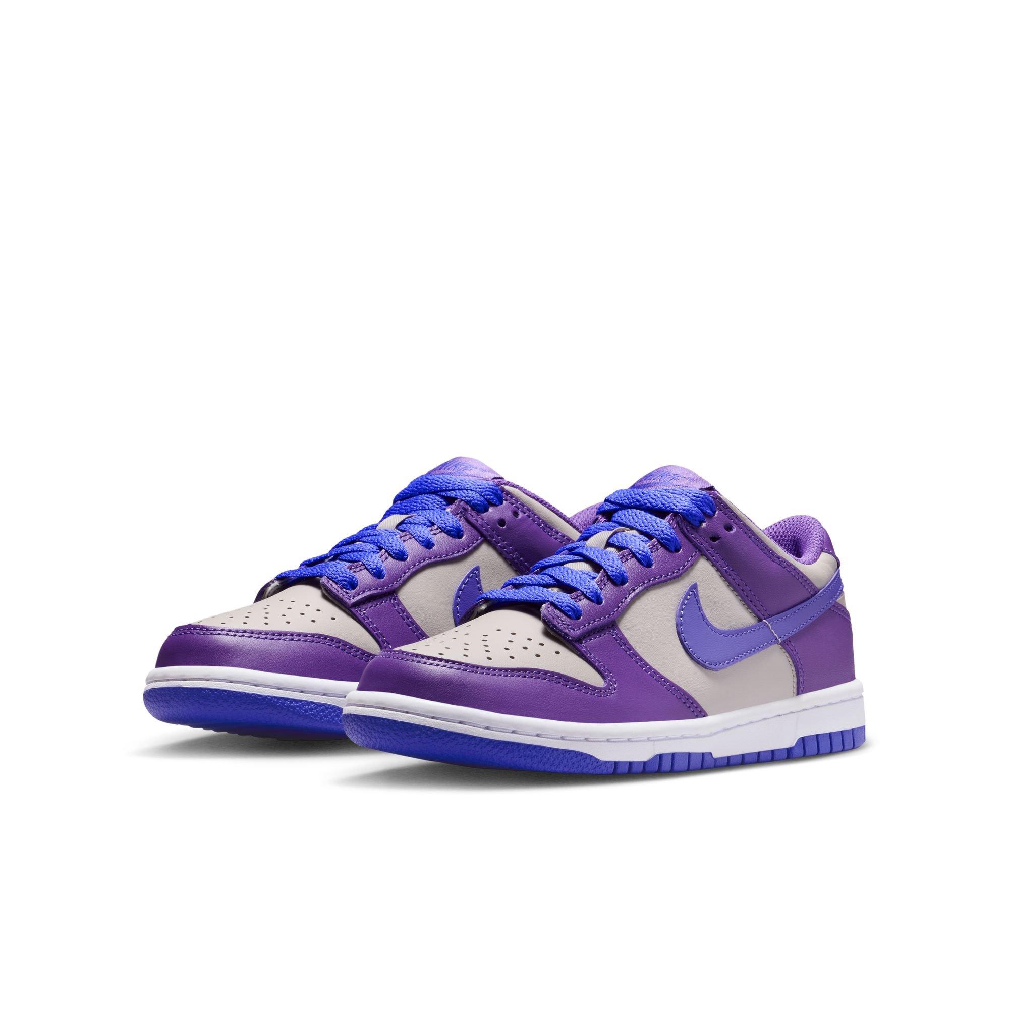 Nike Dunk Low Grade School Girls' "College Grey/Persian Violet/Wild Grape" Shoe