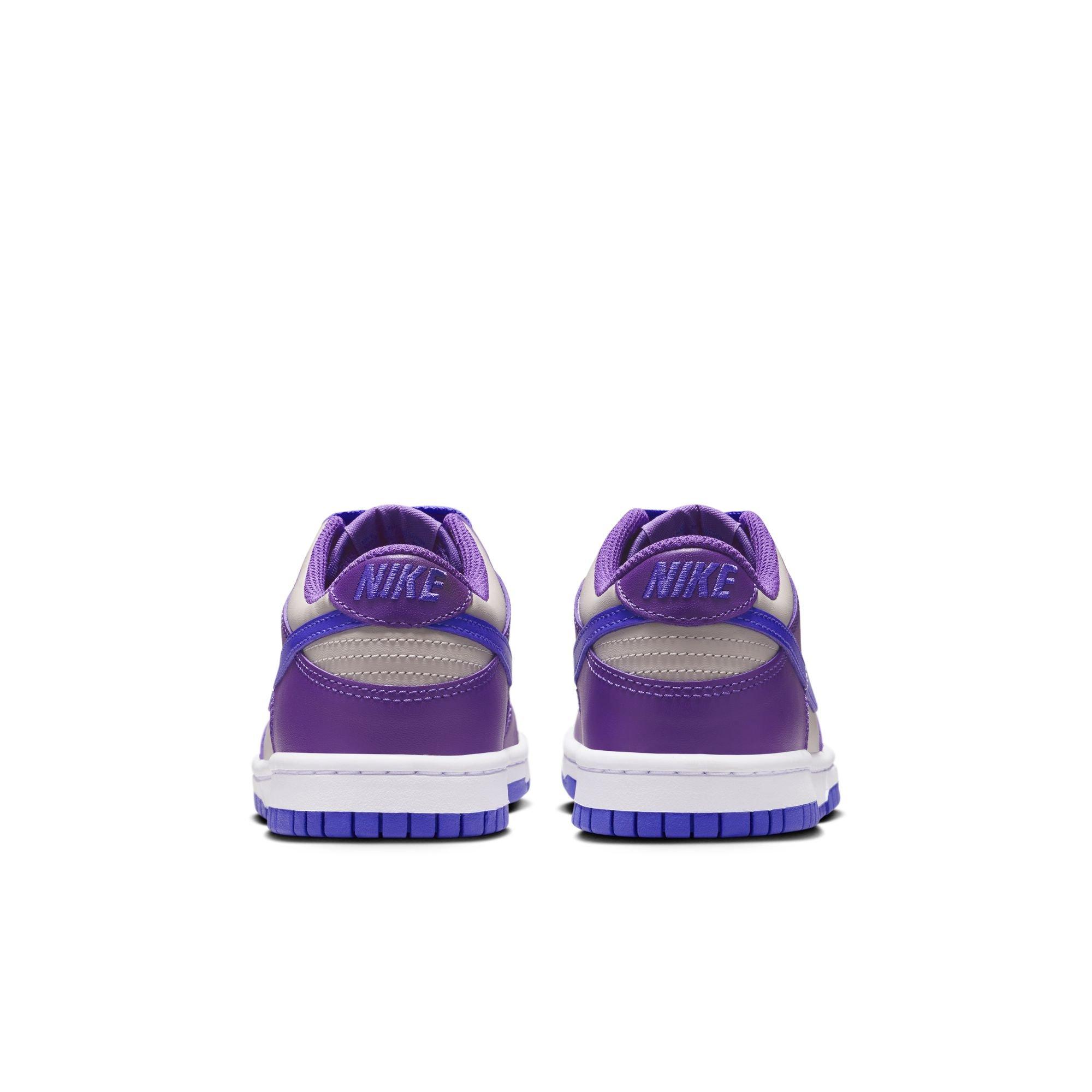 Nike Dunk Low Grade School Girls' "College Grey/Persian Violet/Wild Grape" Shoe
