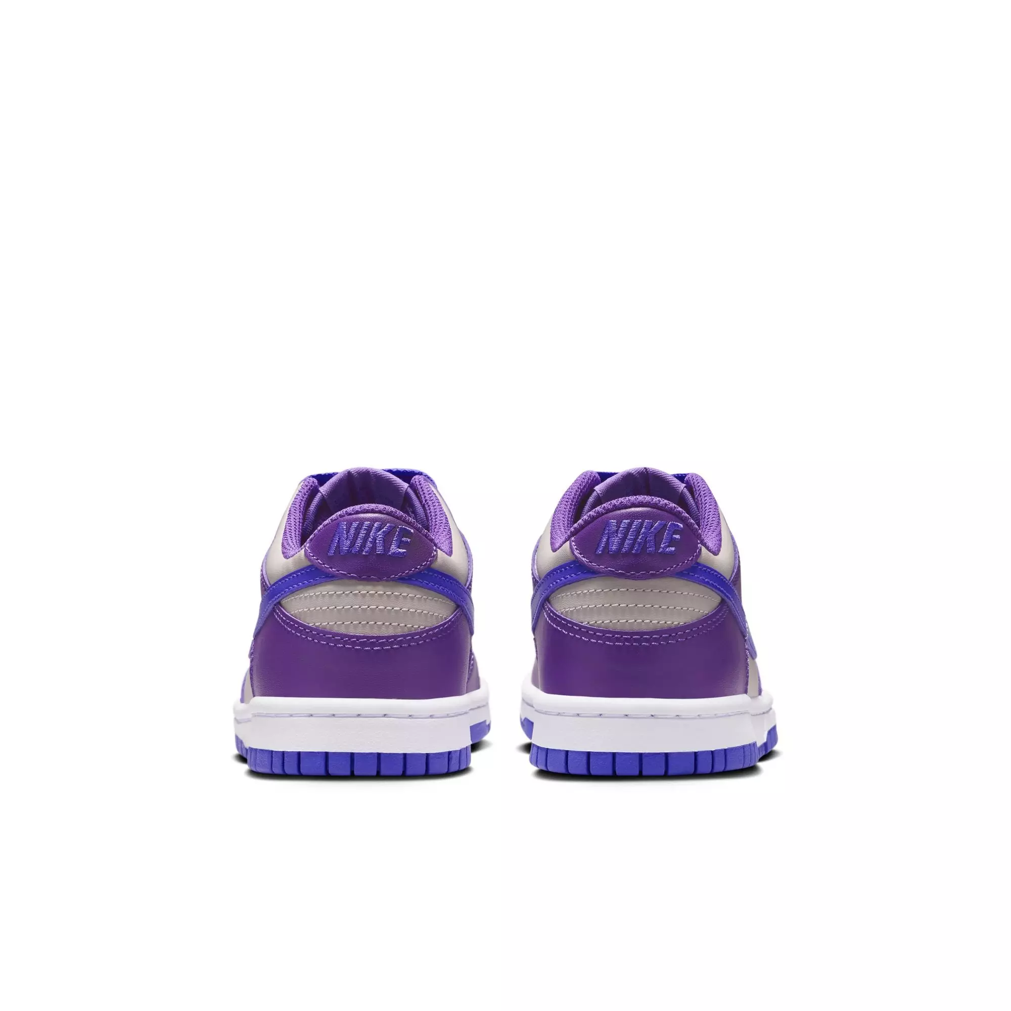 Nike Dunk Low "College Grey/Persian Violet/Wild Grape" Grade School Girls' Shoe - GREY/PURPLE