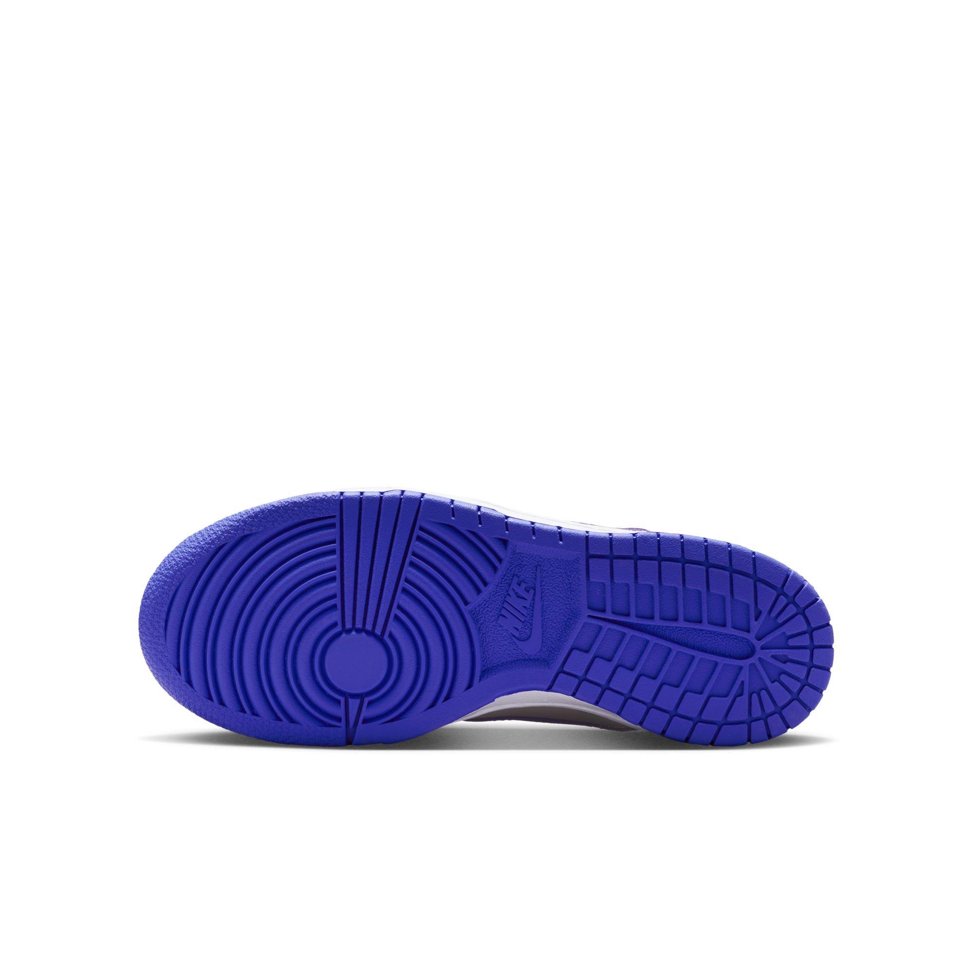 Nike Dunk Low Grade School Girls' "College Grey/Persian Violet/Wild Grape" Shoe