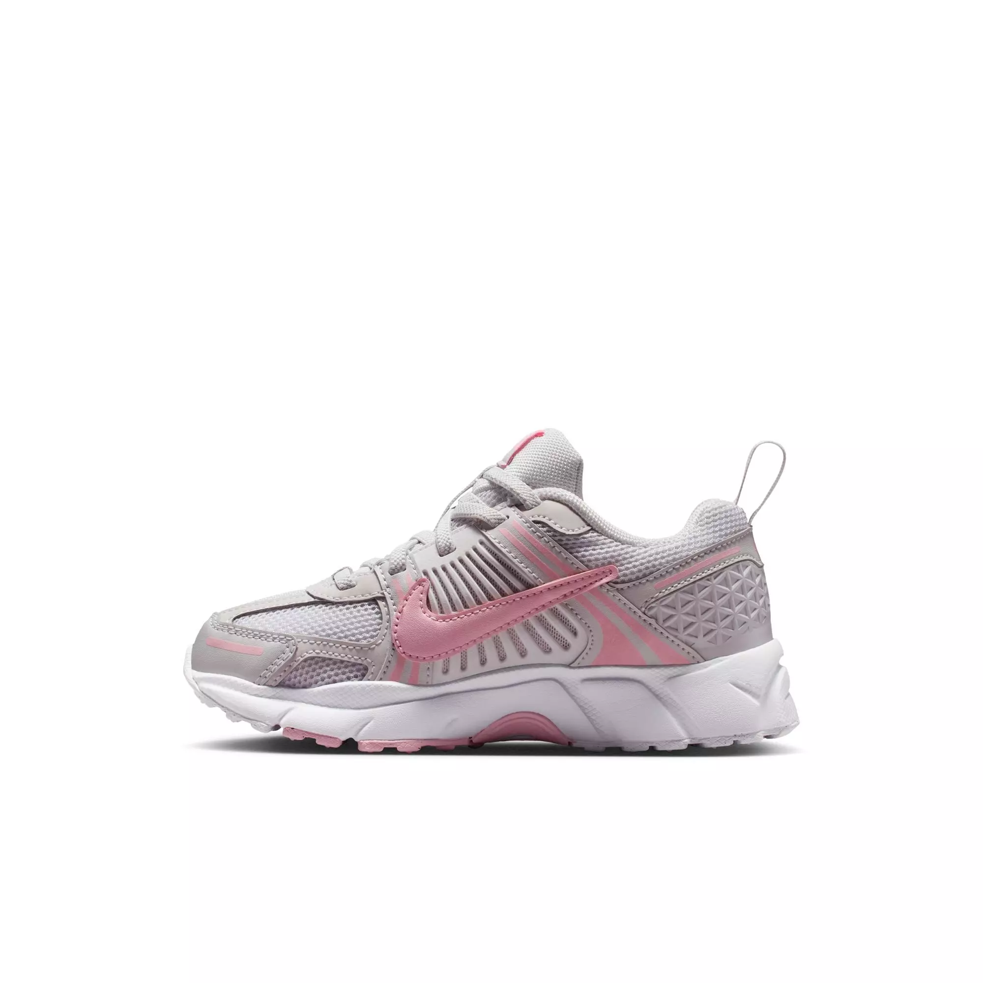 Nike Vomero 5 "Vast Grey/Med Soft Pink/White" Preschool Girls' Shoe - WHITE/PINK