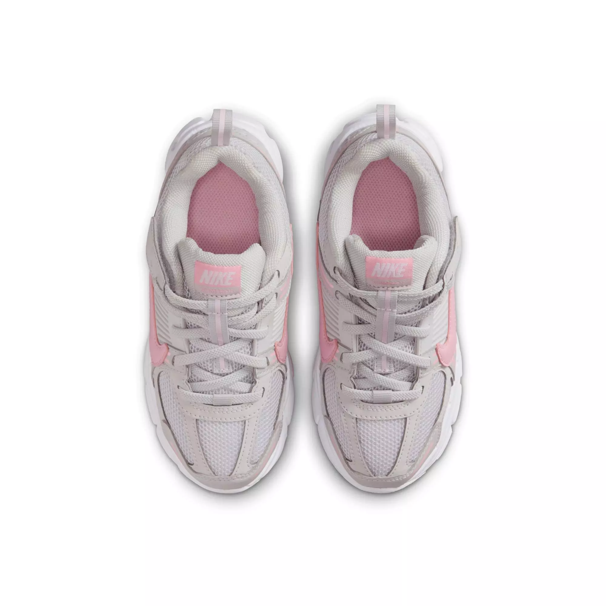 Nike Vomero 5 "Vast Grey/Med Soft Pink/White" Preschool Girls' Shoe - WHITE/PINK