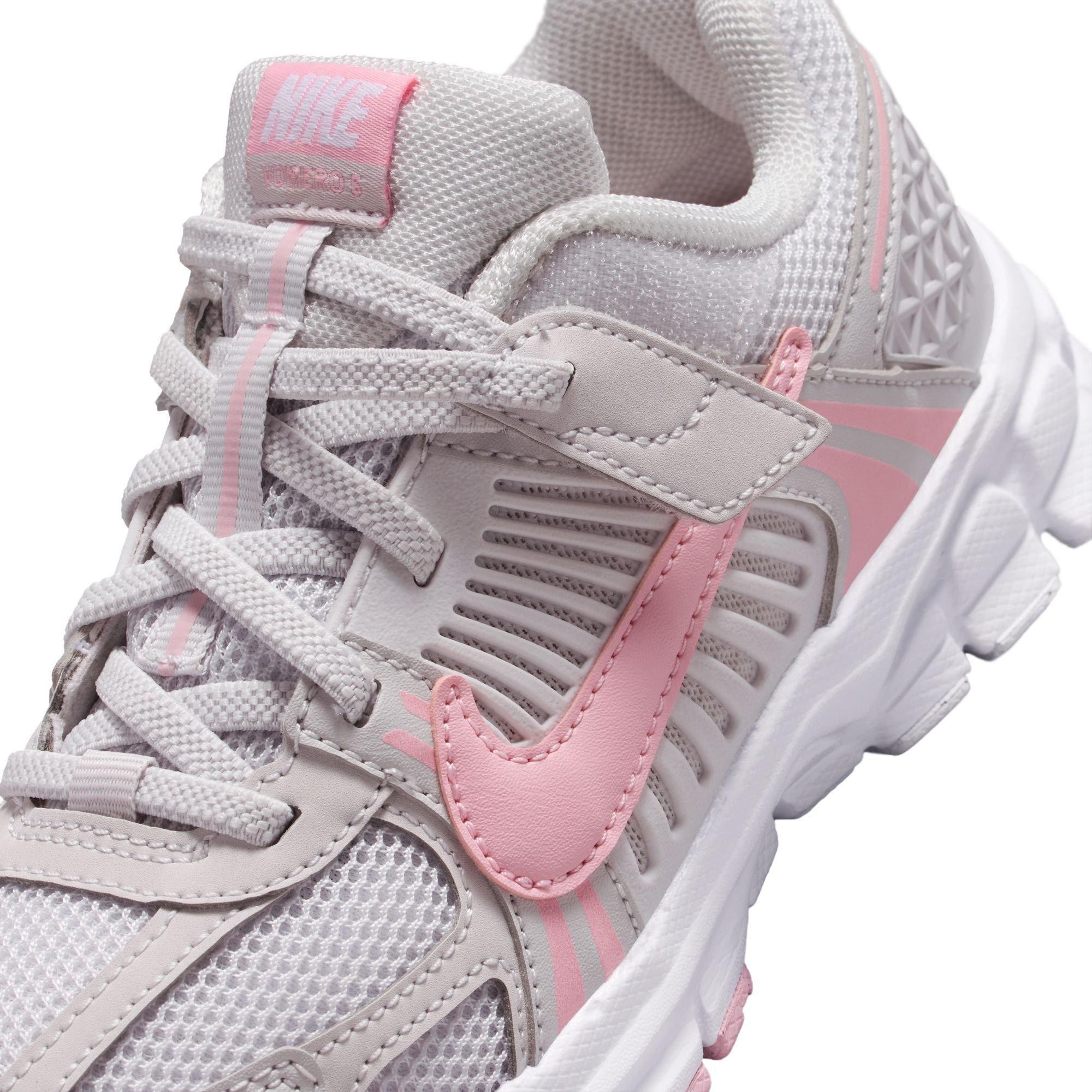 Nike Vomero 5 Preschool Girls' "Vast Grey/Med Soft Pink/White" Shoe