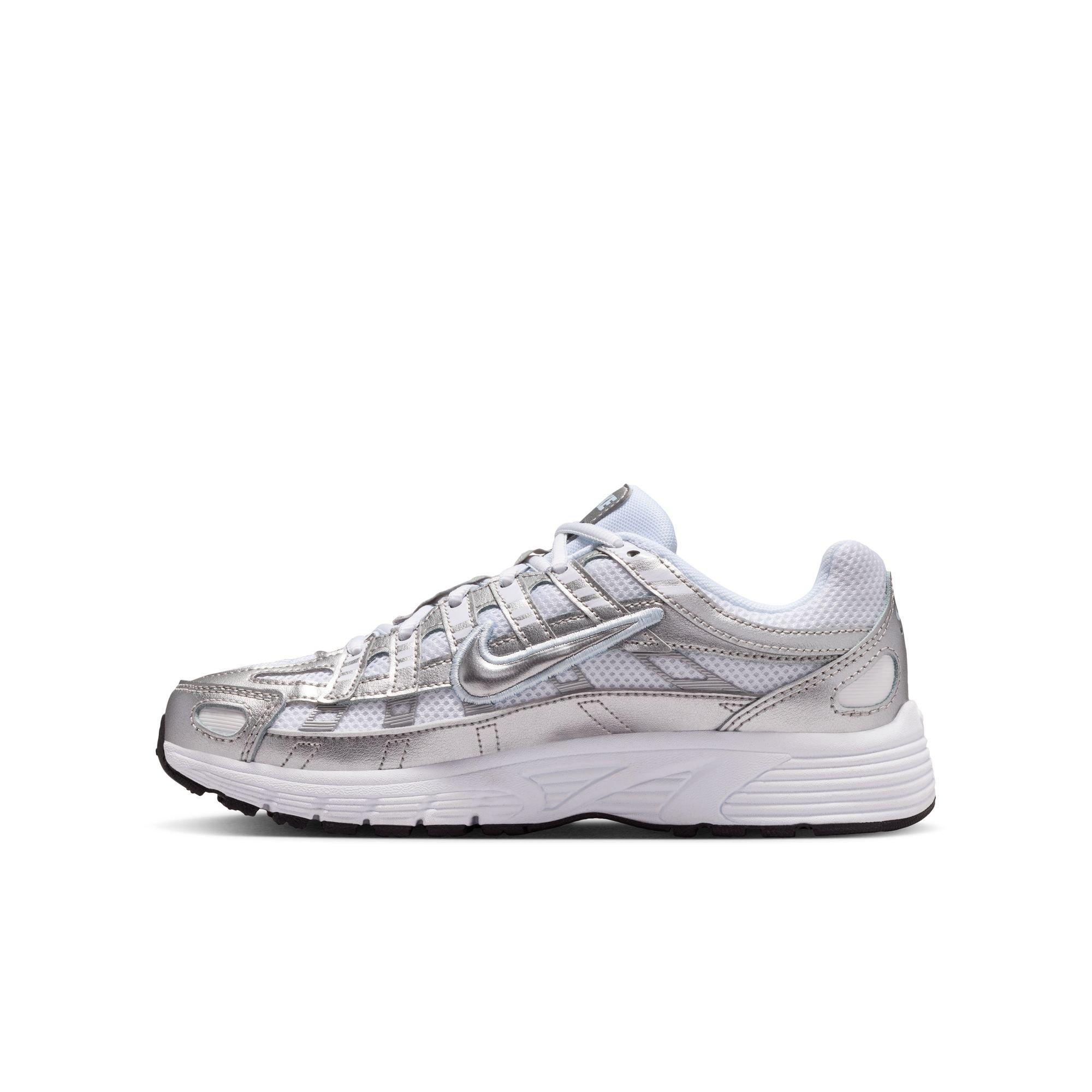 Nike P-6000 Preschool Boys' "White/Metallic Silver/Blue Tint/Black" Shoe