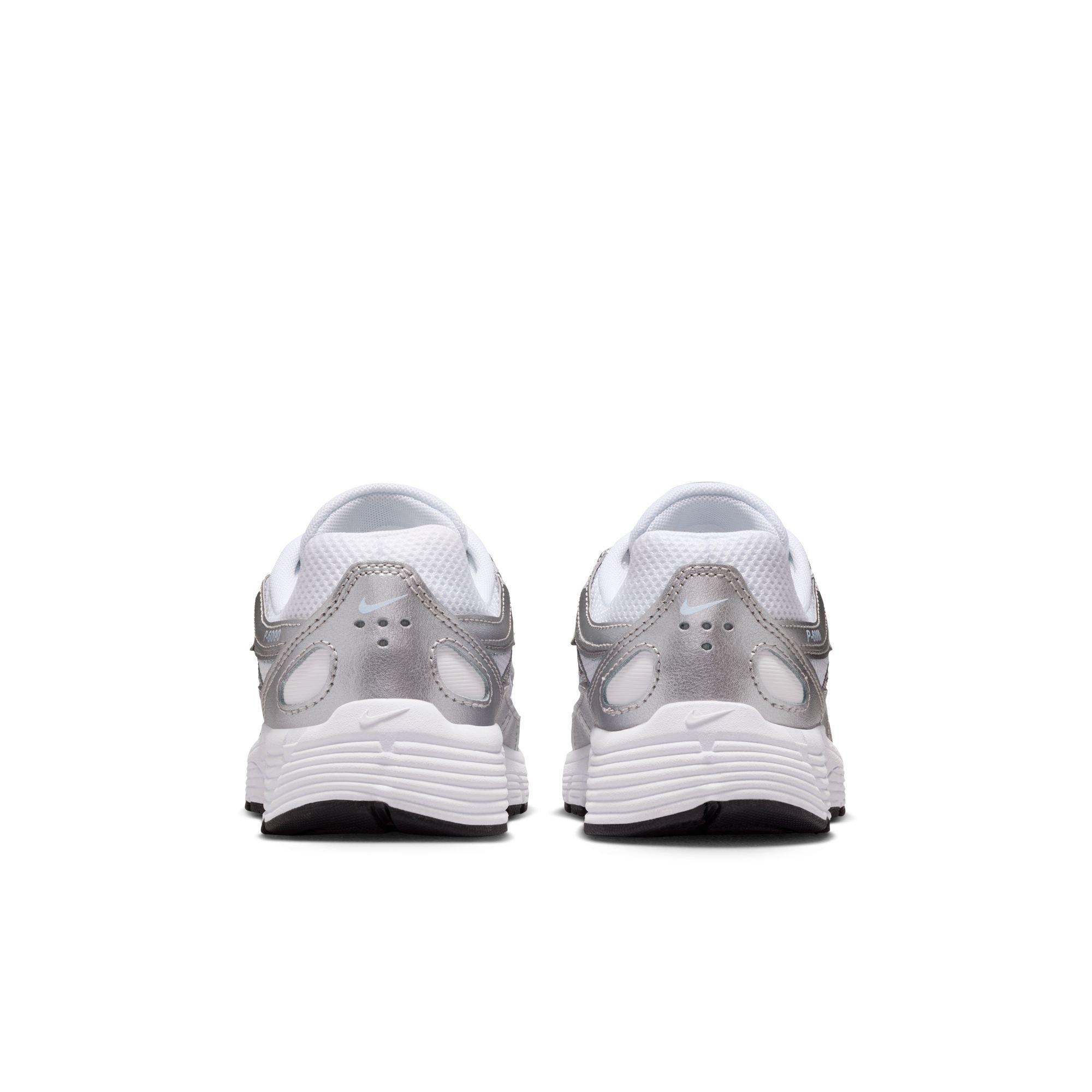 Nike P-6000 Preschool Boys' "White/Metallic Silver/Blue Tint/Black" Shoe