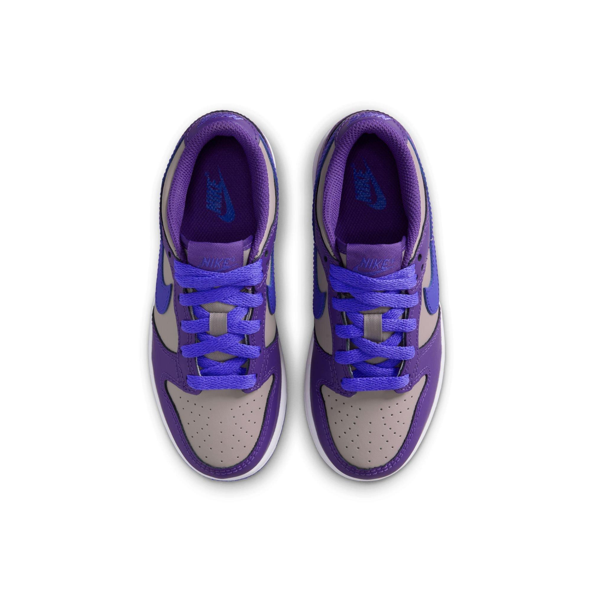 Nike Dunk Low Preschool Girls' "College Grey/Persian Violet/Wild Grape" Shoe