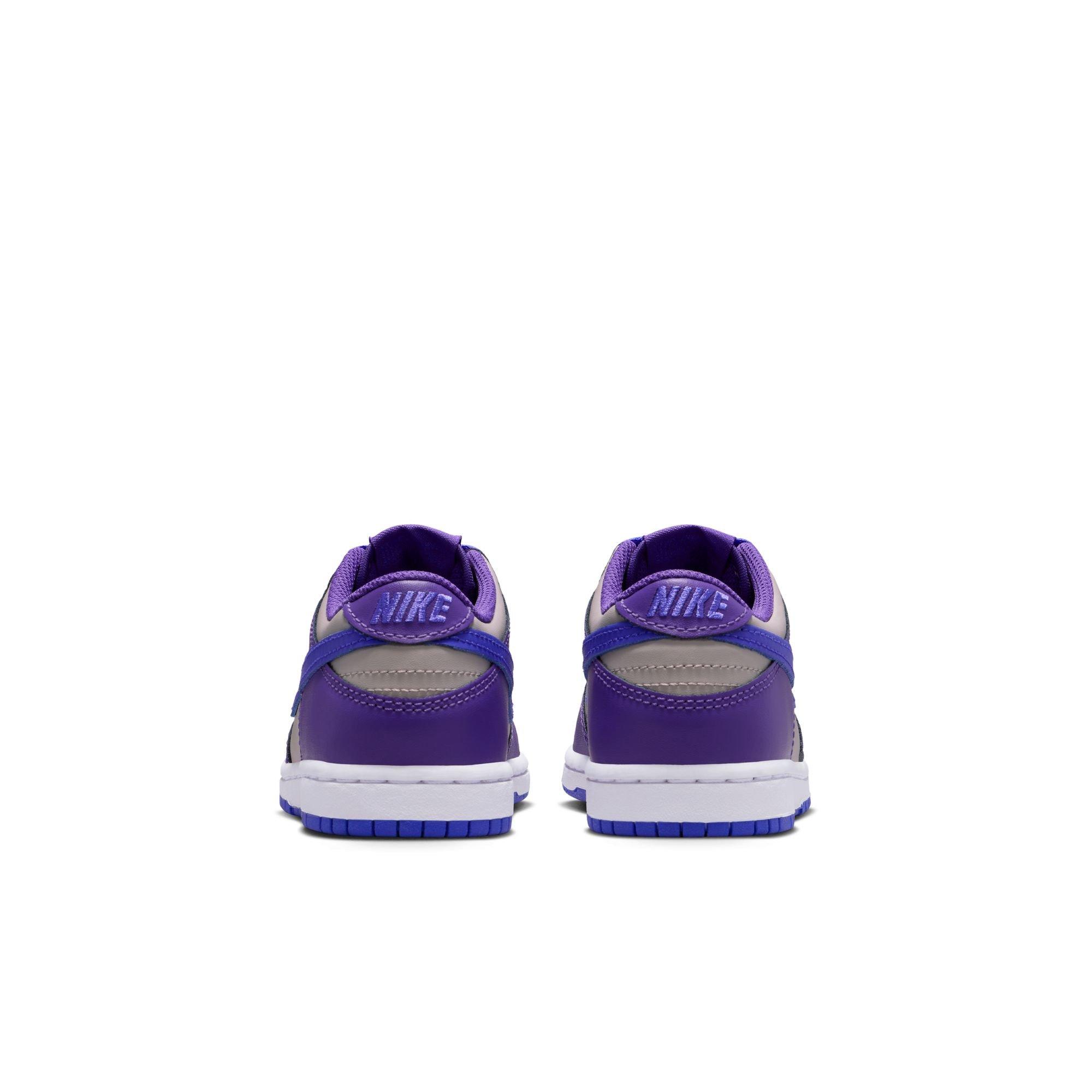 Nike Dunk Low Preschool Girls' "College Grey/Persian Violet/Wild Grape" Shoe