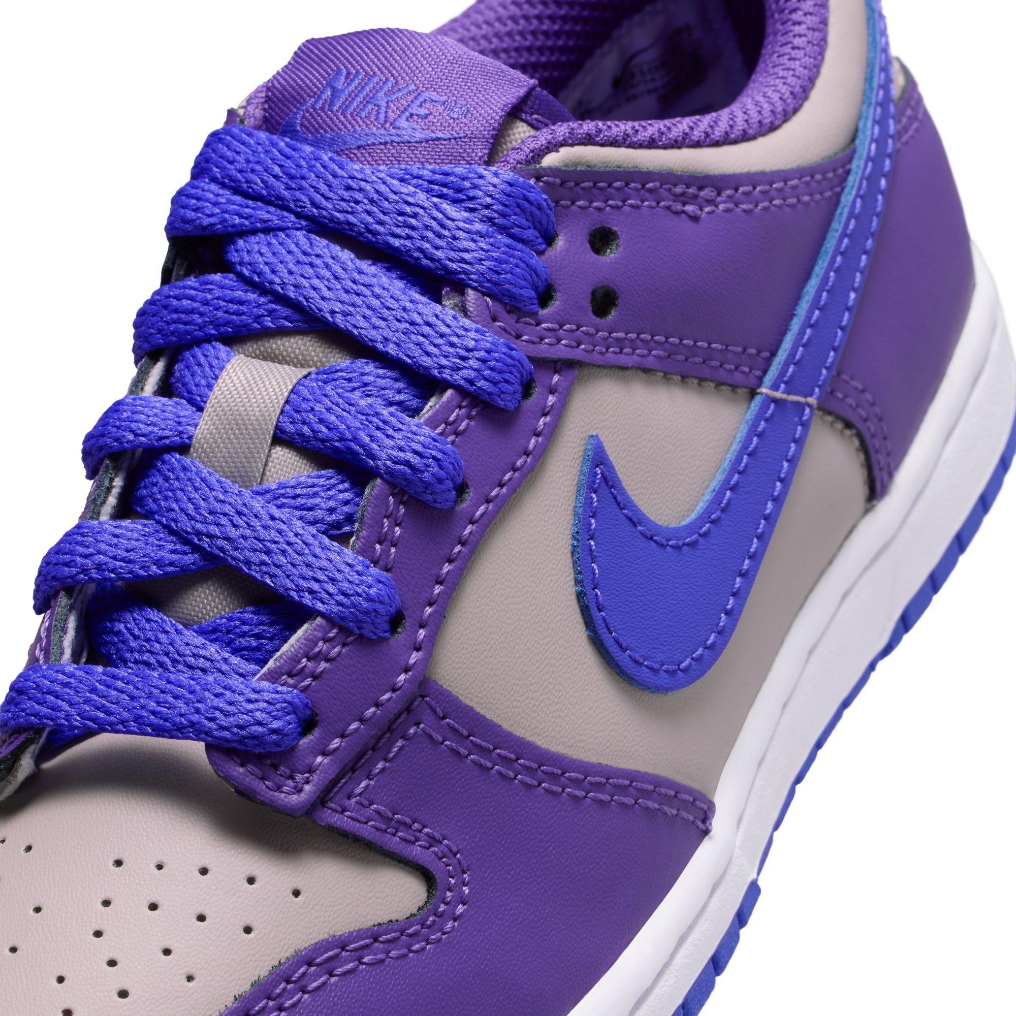 Nike Dunk Low Preschool Girls' "College Grey/Persian Violet/Wild Grape" Shoe