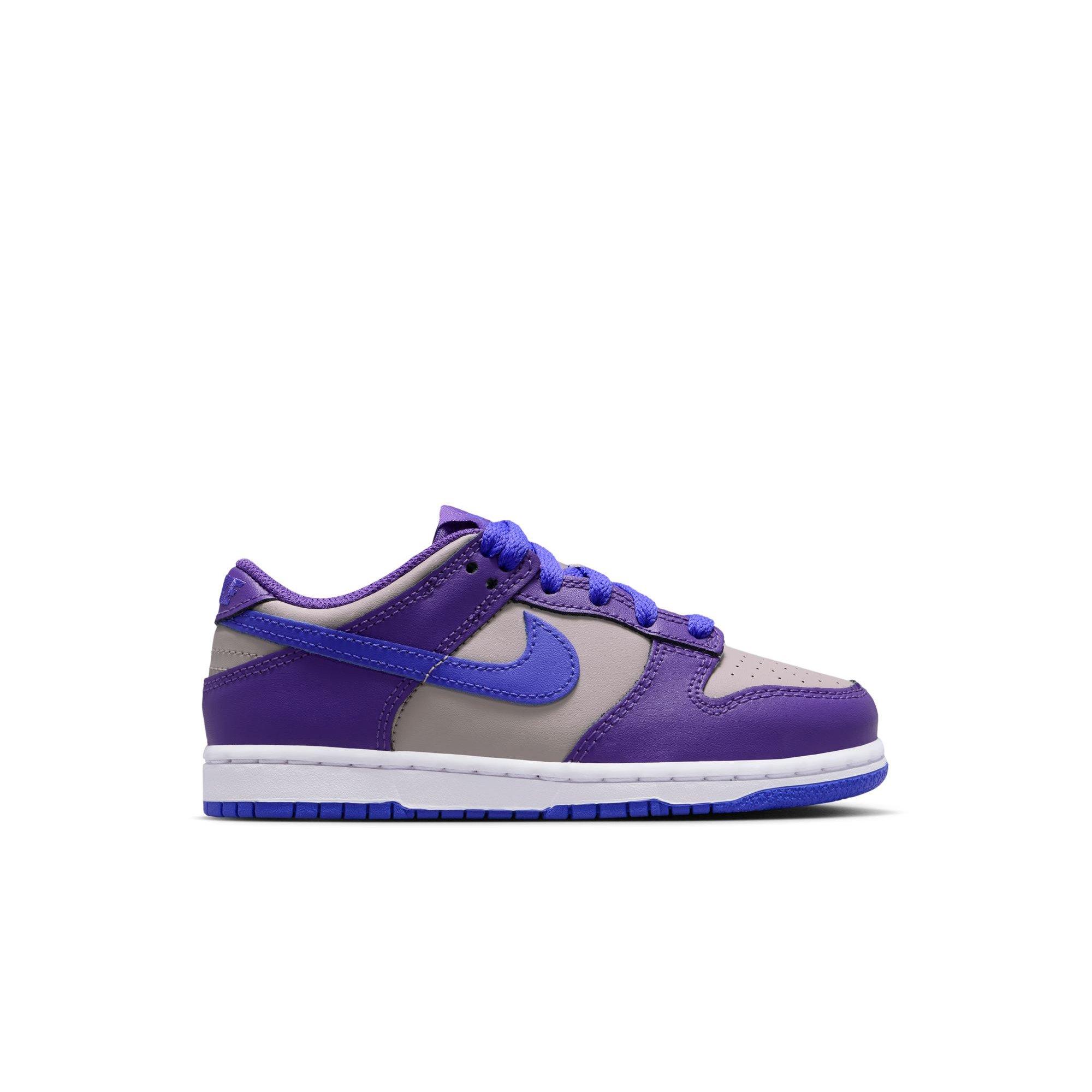 Nike Dunk Low Preschool Girls' "College Grey/Persian Violet/Wild Grape" Shoe