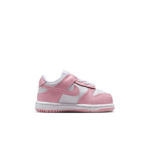 Nike Dunk Low "White/Med Soft Pink" Toddler Girls' Shoe
