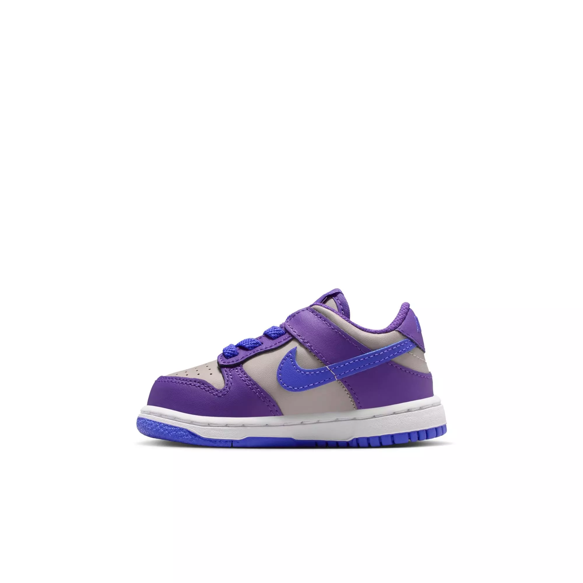 Nike Dunk Low "College Grey/Persian Violet/Wild Grape" Toddler Girls' Shoe - GREY/PURPLE