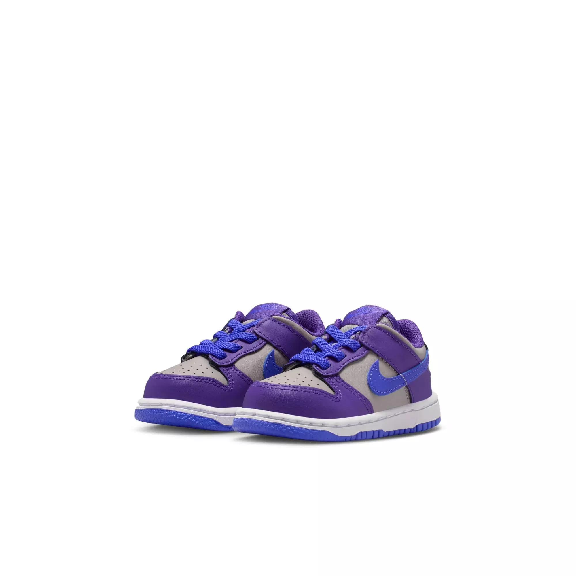 Nike Dunk Low "College Grey/Persian Violet/Wild Grape" Toddler Girls' Shoe - GREY/PURPLE