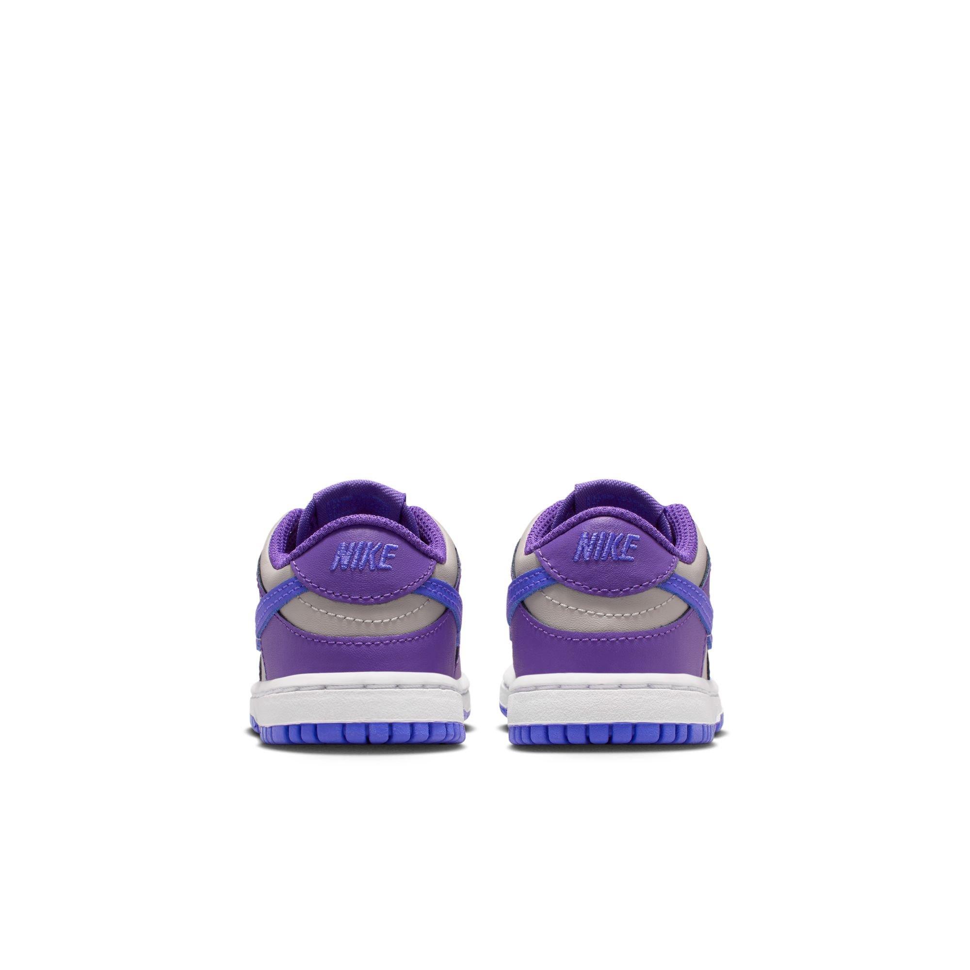 Nike Dunk Low Toddler Girls' "College Grey/Persian Violet/Wild Grape" Shoe