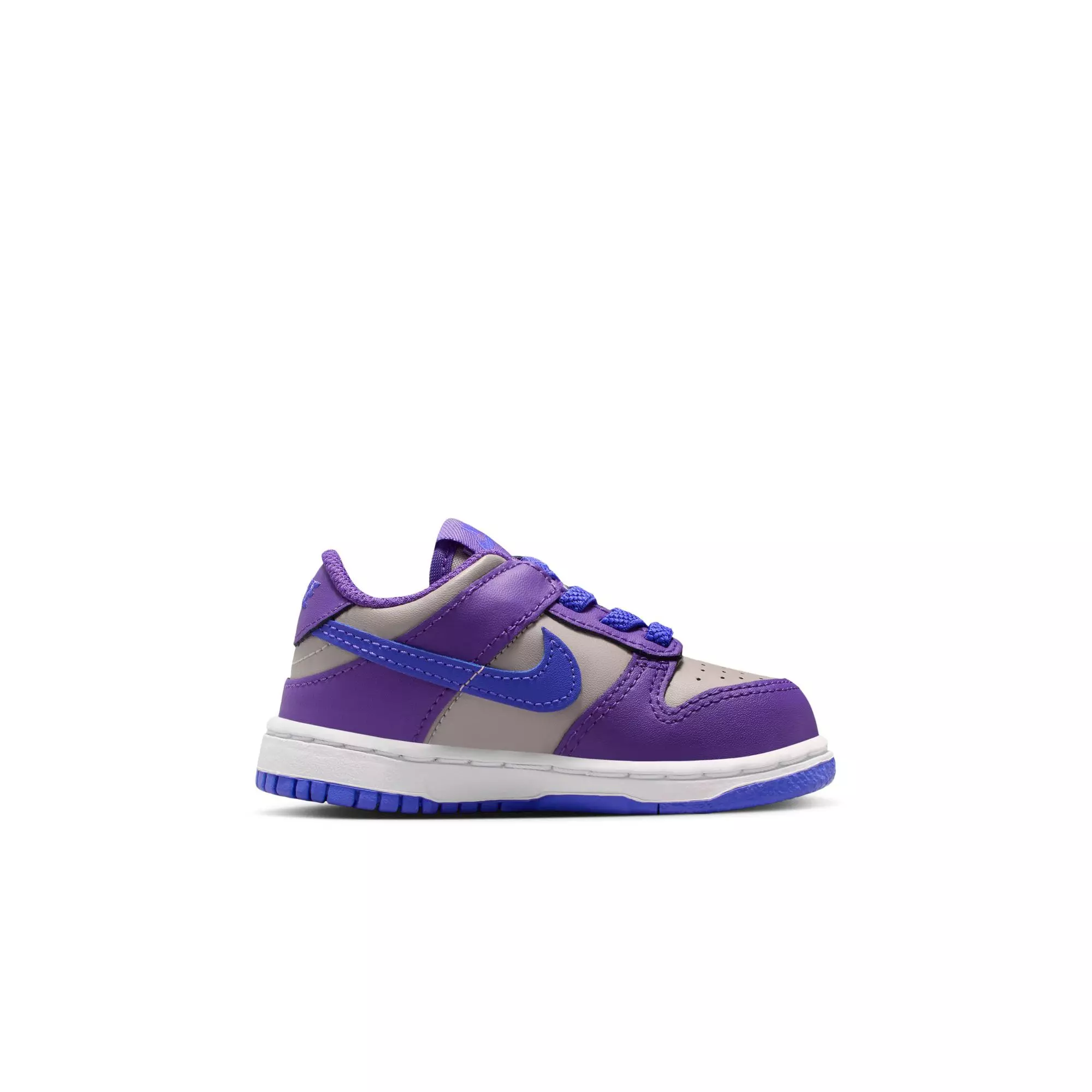 Nike Dunk Low "College Grey/Persian Violet/Wild Grape" Toddler Girls' Shoe - GREY/PURPLE