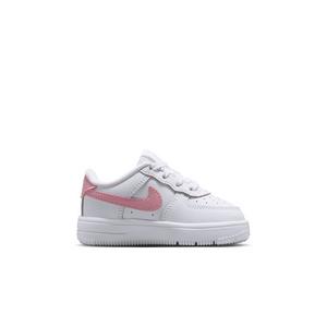 Nike Air Force 1 "White/Med Soft Pink" Toddler Girls' Shoe