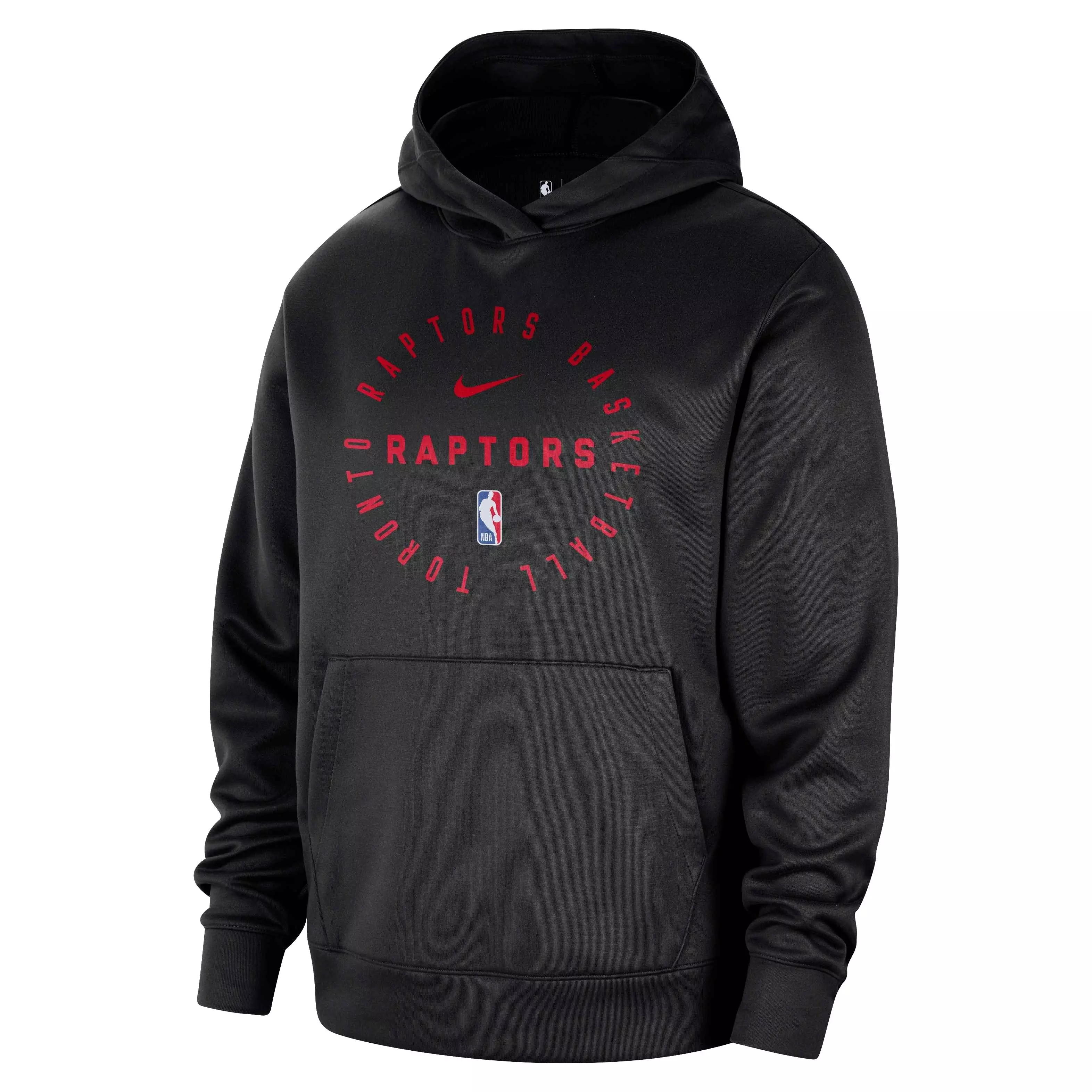 Nike Men's Dri-FIT NBA Toronto Raptors Spotlight Pullover Hoodie -Black - BLACK