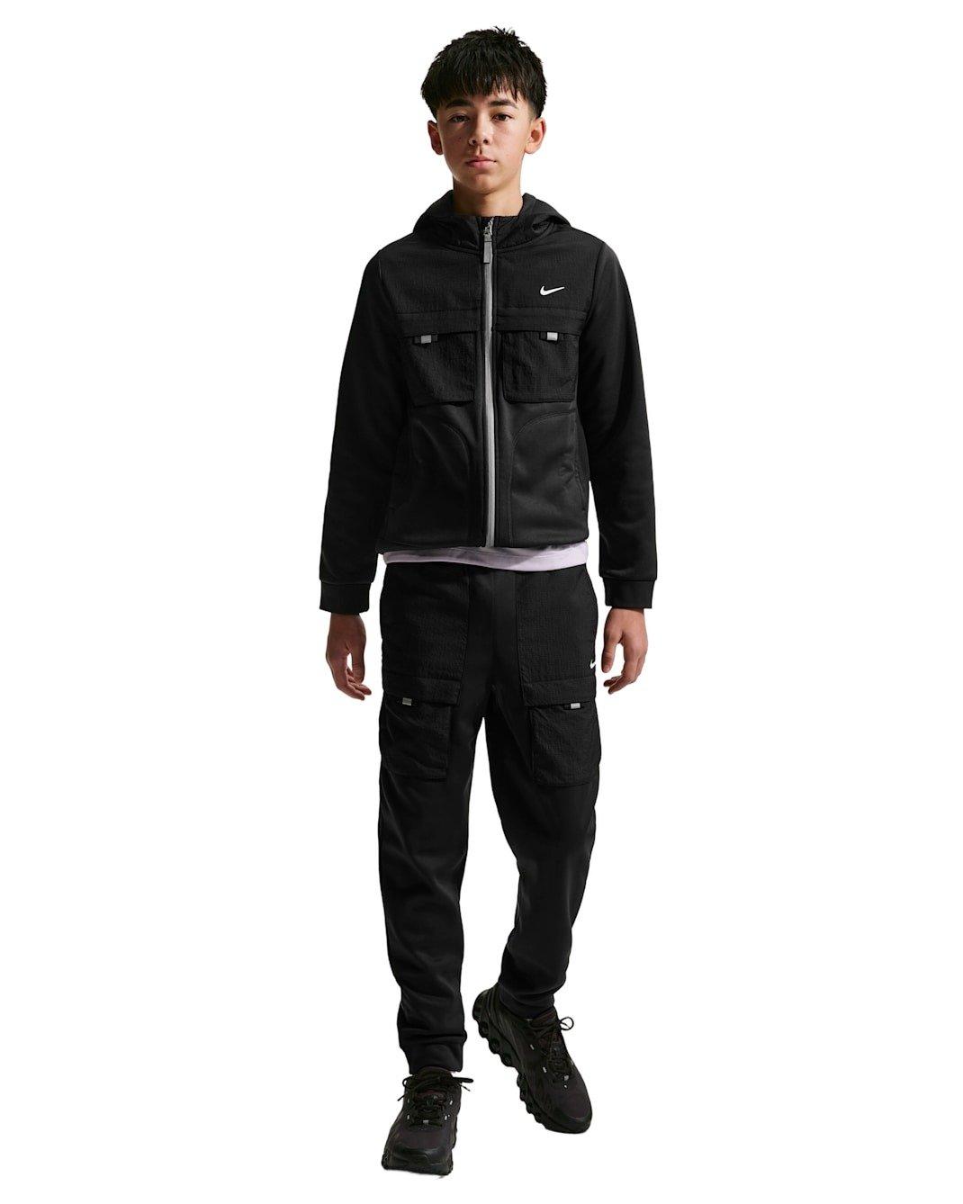 Nike Big Boys' Sportswear City Utility Pants - Black - BLACK Thumbnail View 4