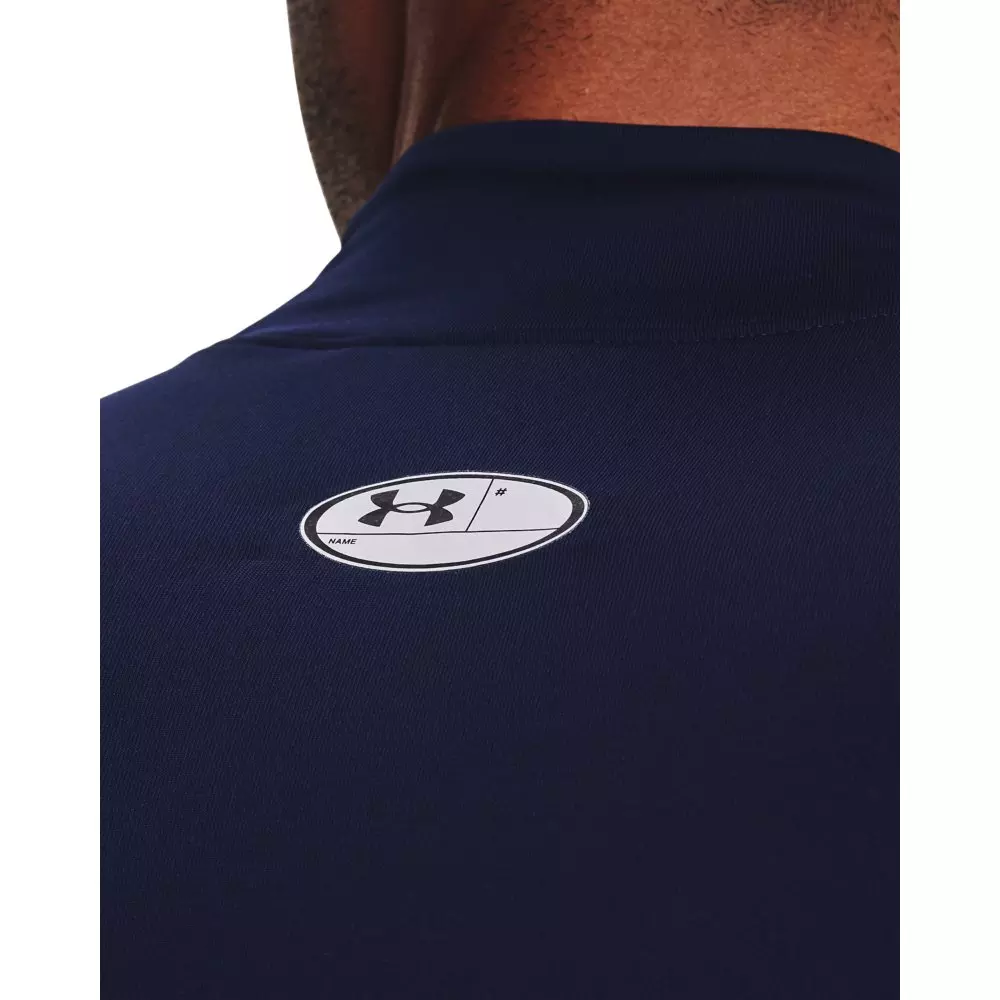 Under Armour Men's ColdGear Armour Shirt - NAVY/WHITE