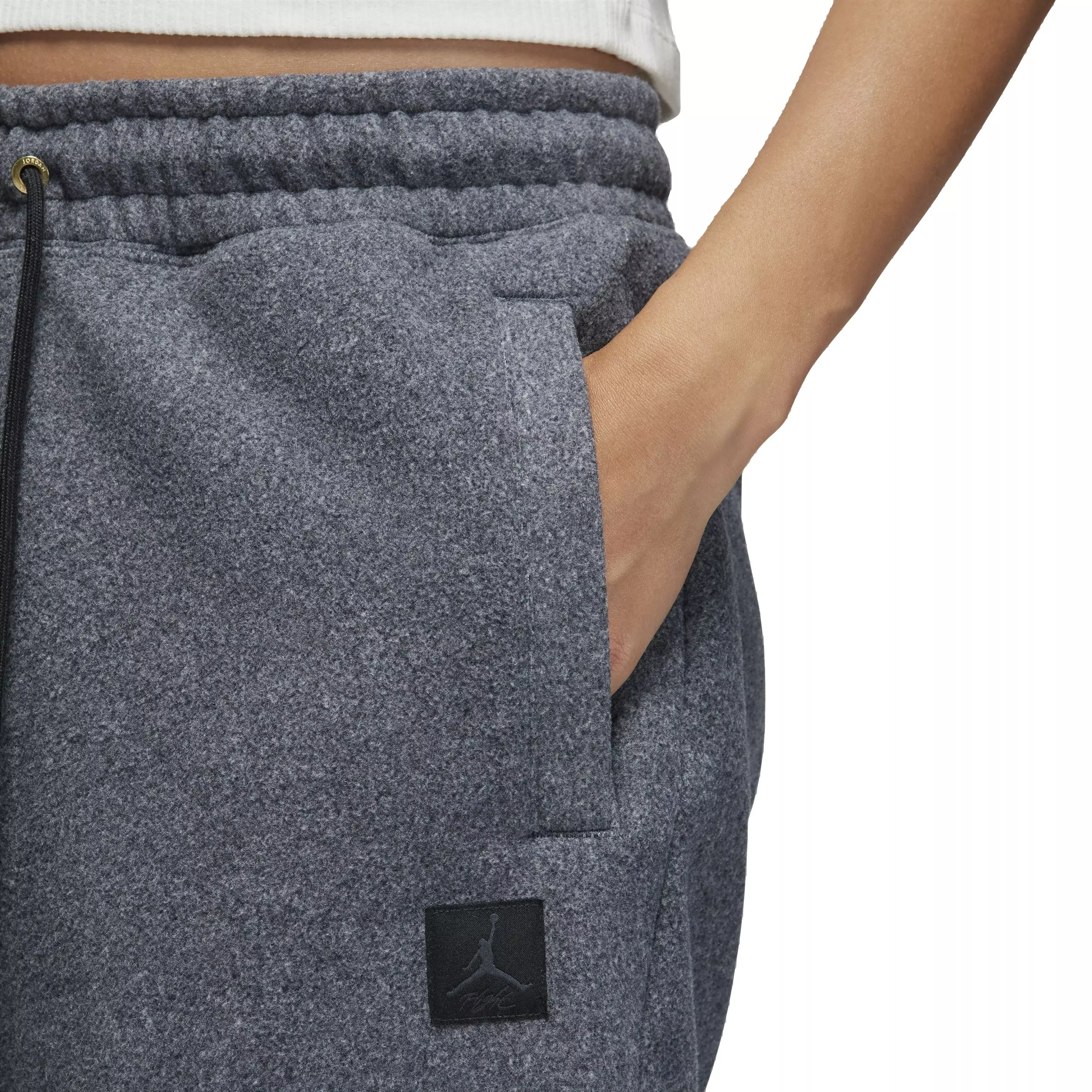 Jordan Women's Flight Fleece Winterized Pants - BLACK HEATHER