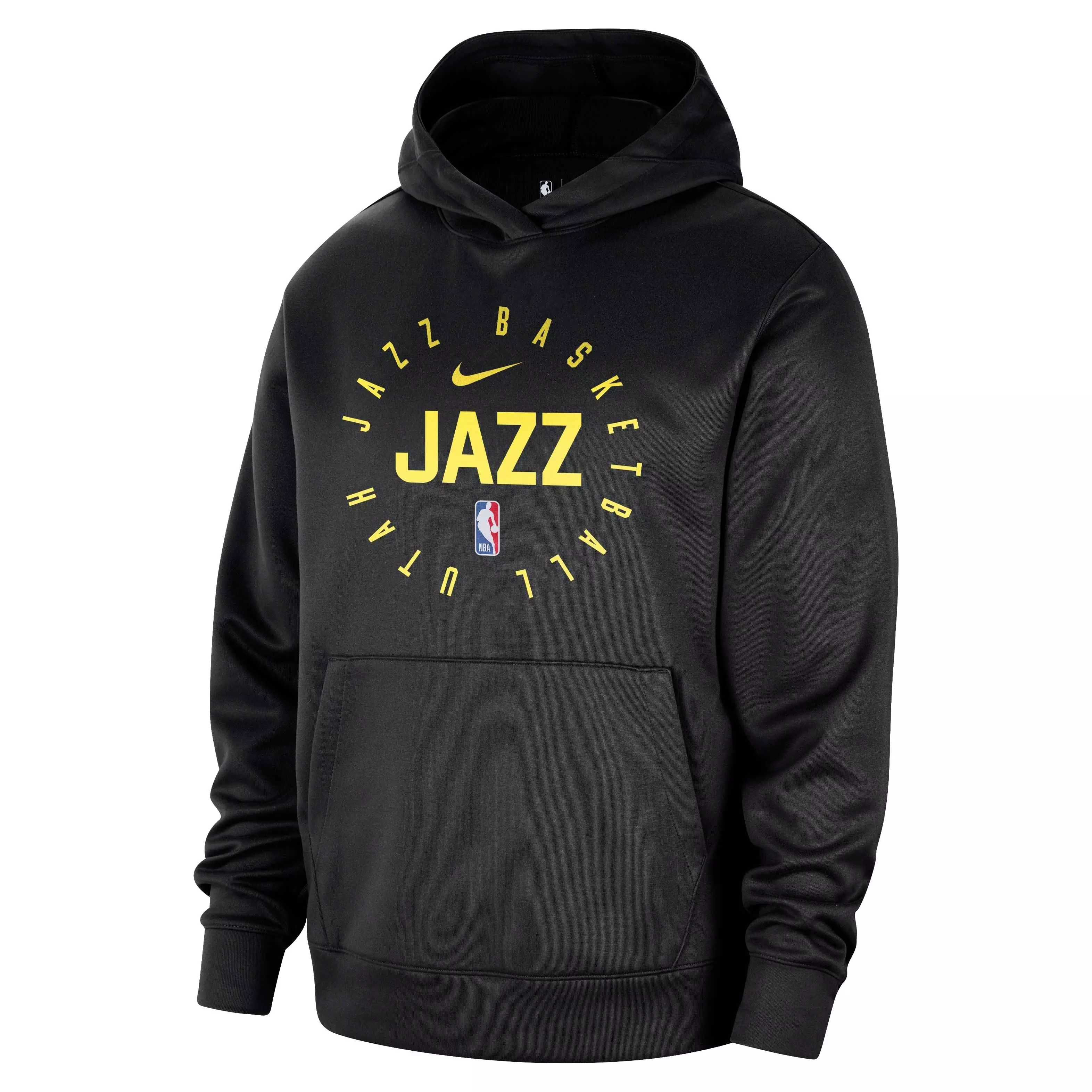 Nike Men's Dri-FIT NBA Utah Jazz Spotlight Pullover Hoodie -Black - BLACK